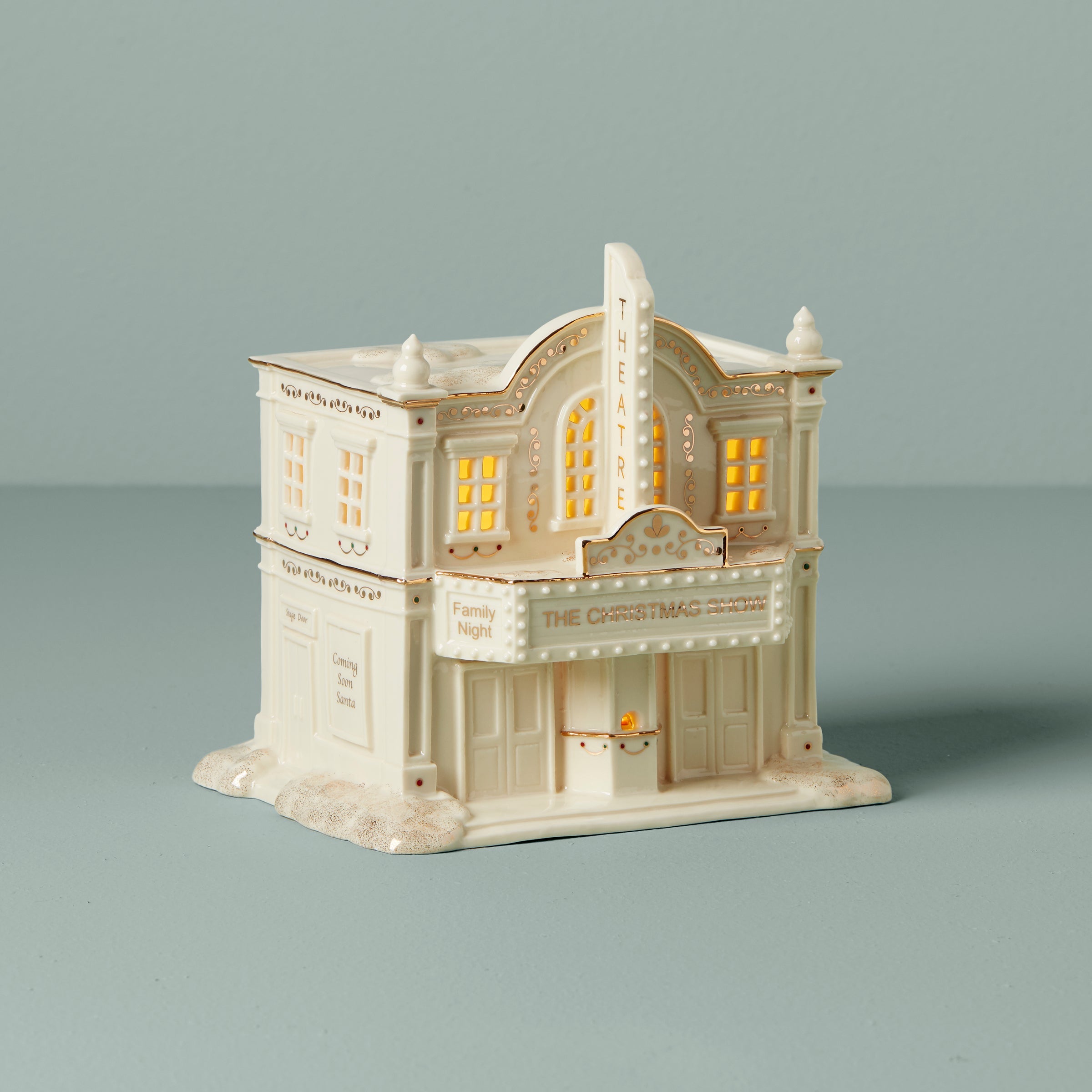 Mistletoe Park Lit County Theatre Figurine