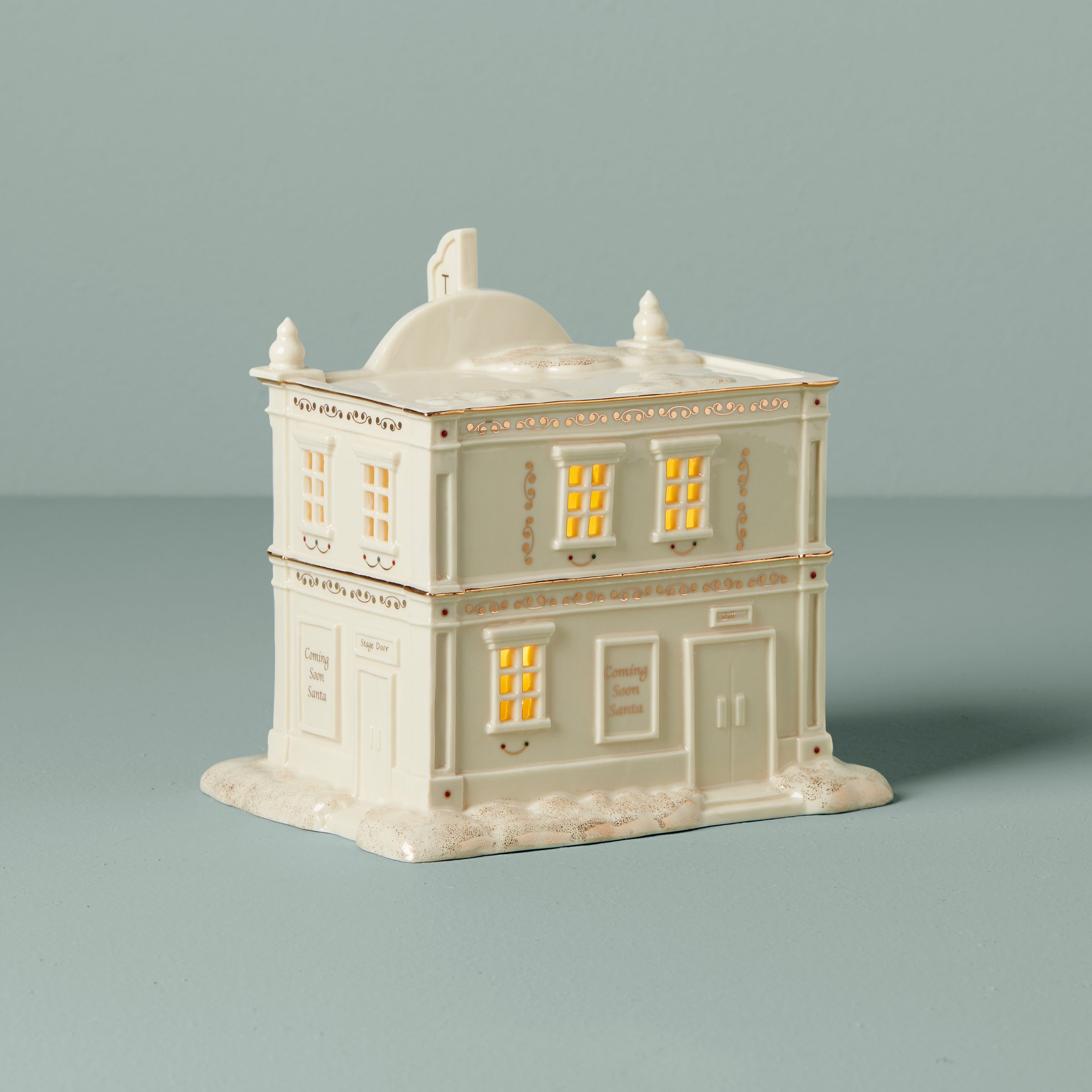 Mistletoe Park Lit County Theatre Figurine - Image 2