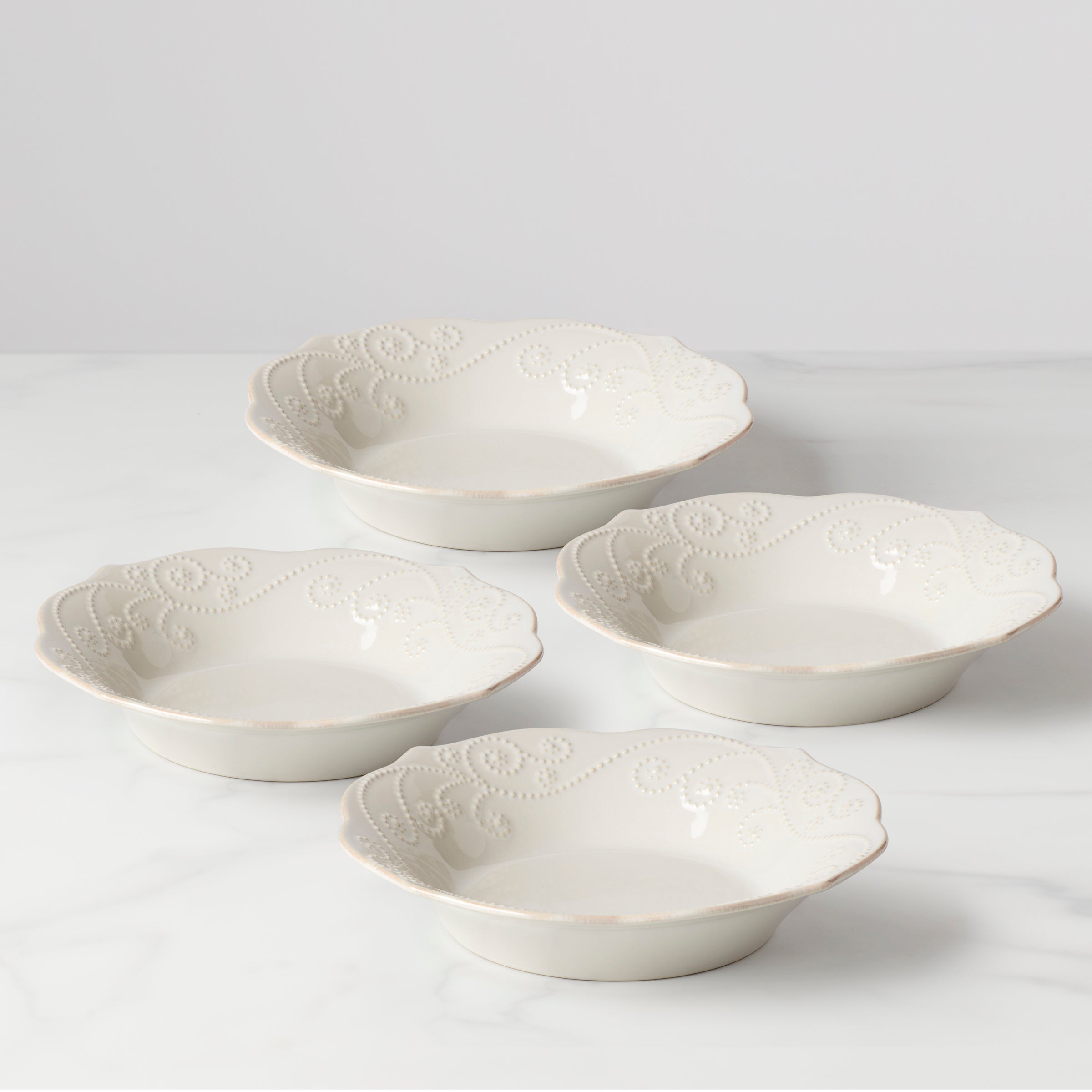 French Perle Pasta Bowls - Set of 4