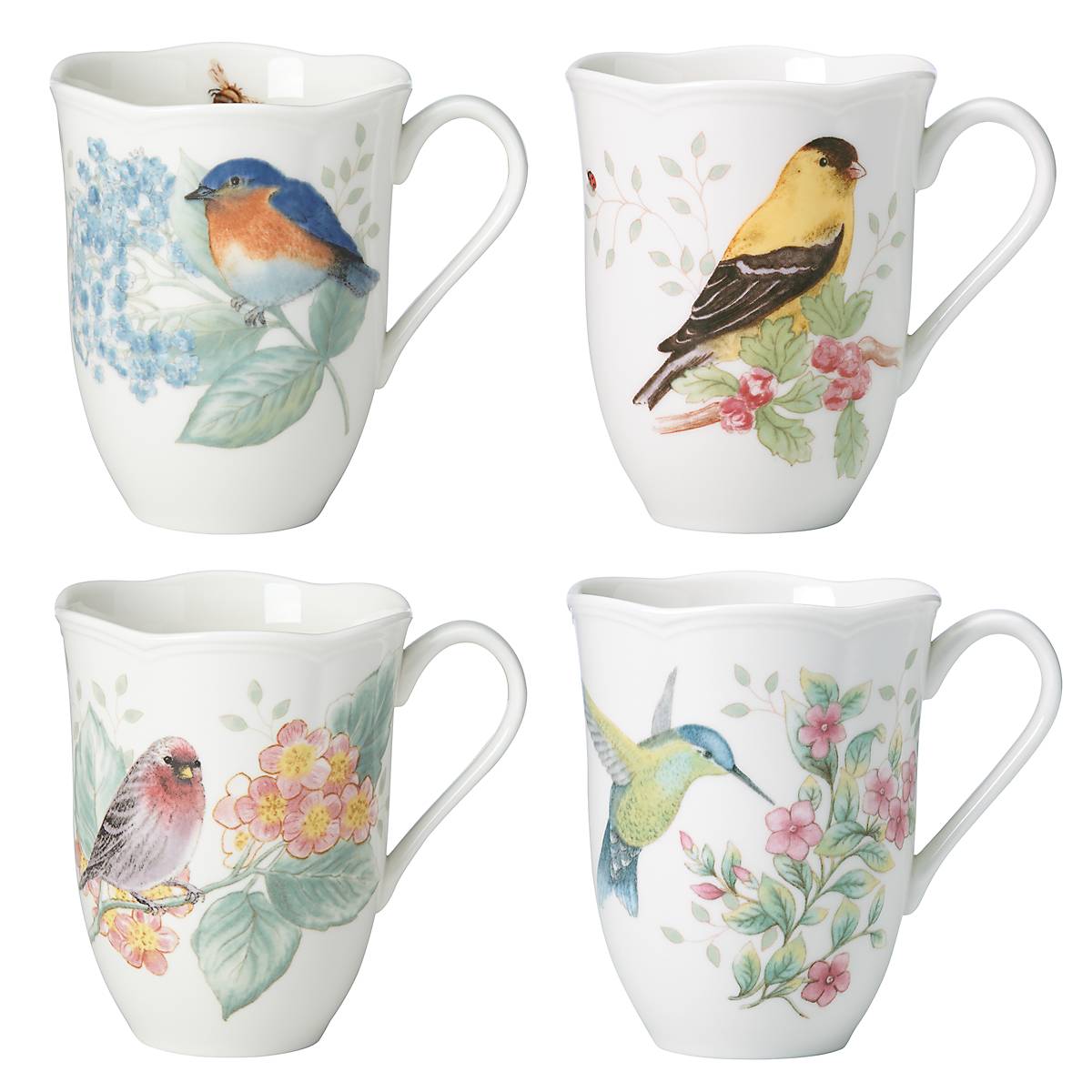 Butterfly Meadow Flutter Mugs - Set of 4 - Image 3