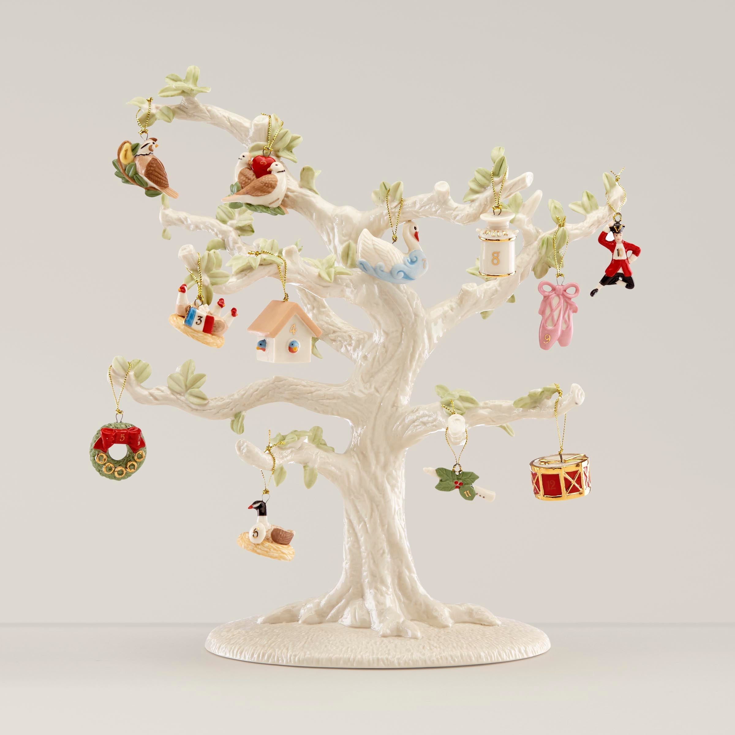 Twelve Days Of Christmas 13-Piece Ornament & Tree Set