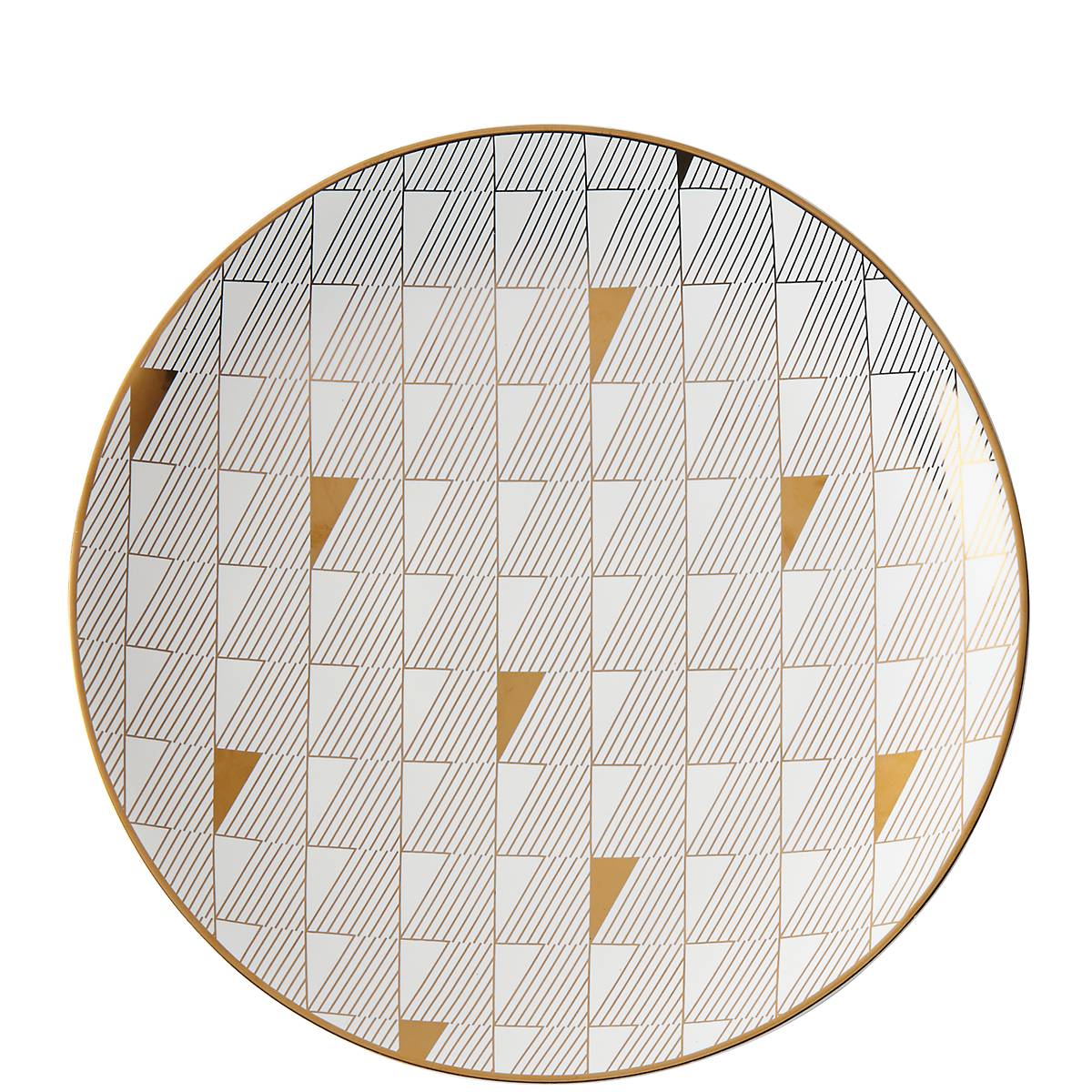 Trianna White Gold Salad Plate - Image 2