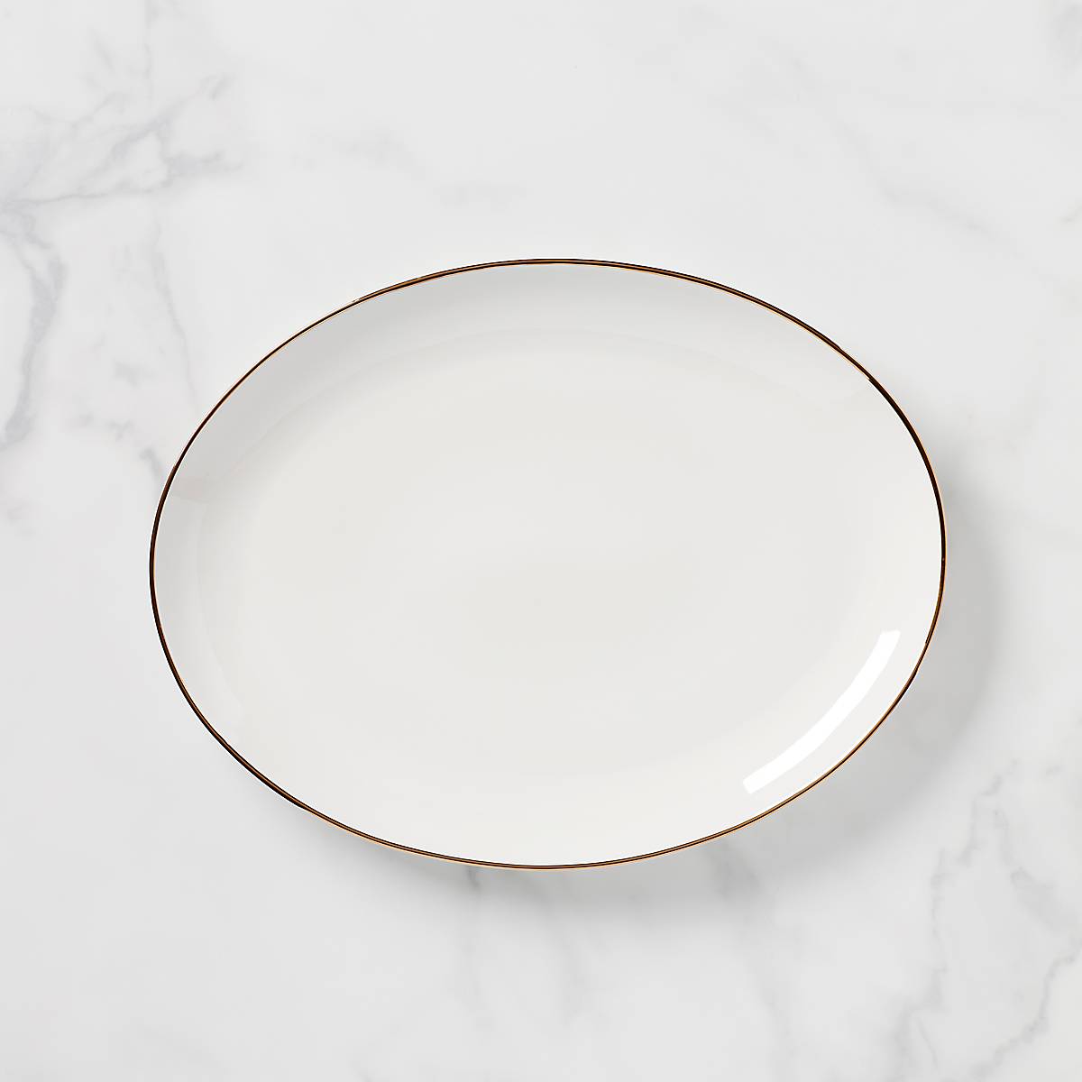 Trianna White Serving Platter
