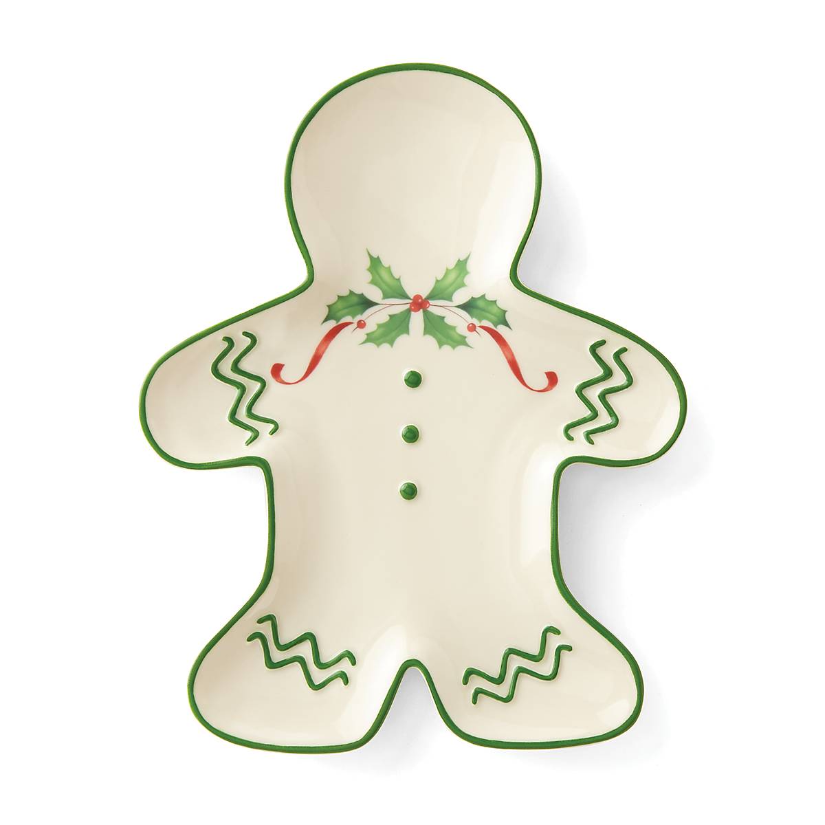 Holiday Gingerbread Man Accent Plate - Image 2