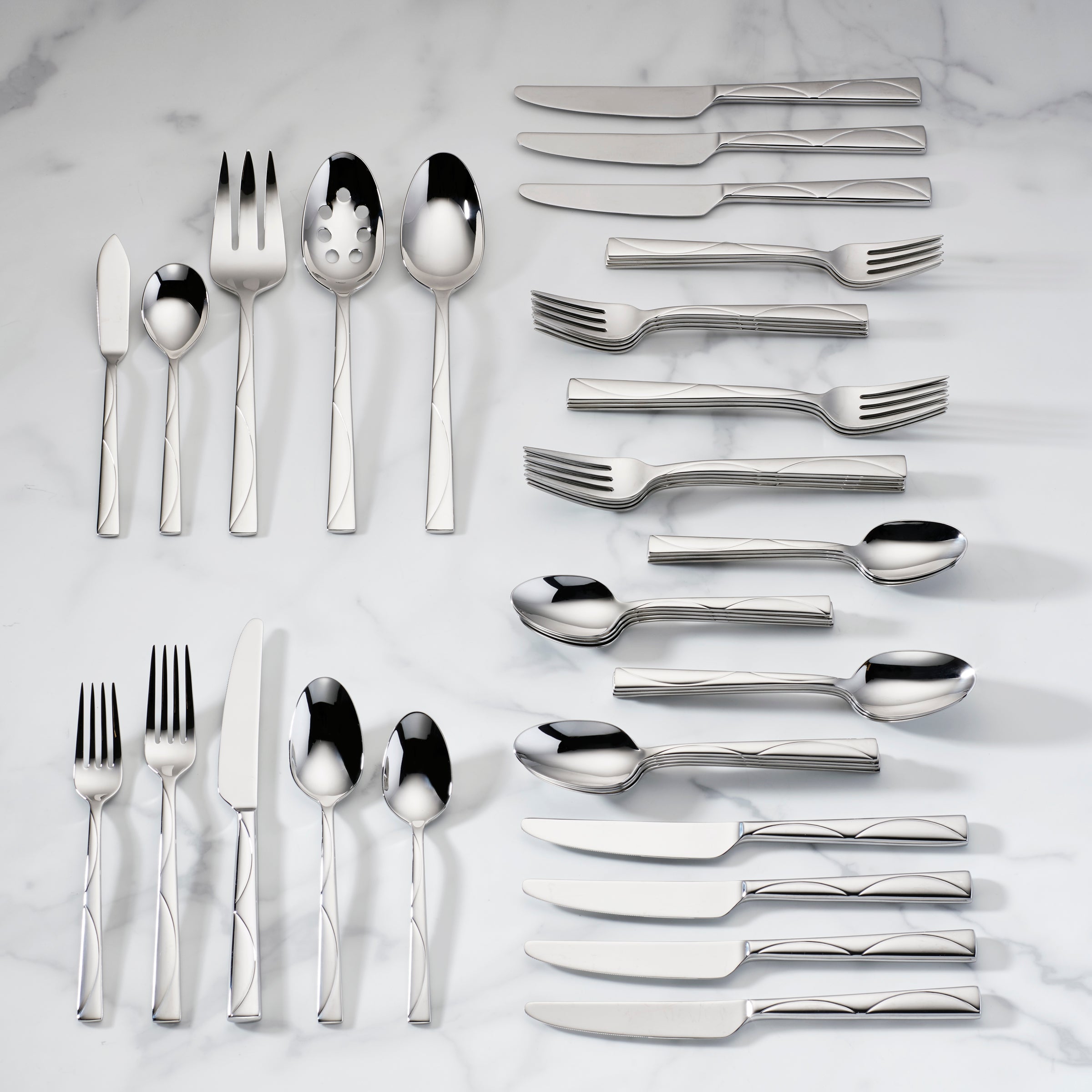 Park Circle 45 Piece Flatware Set - Image 2