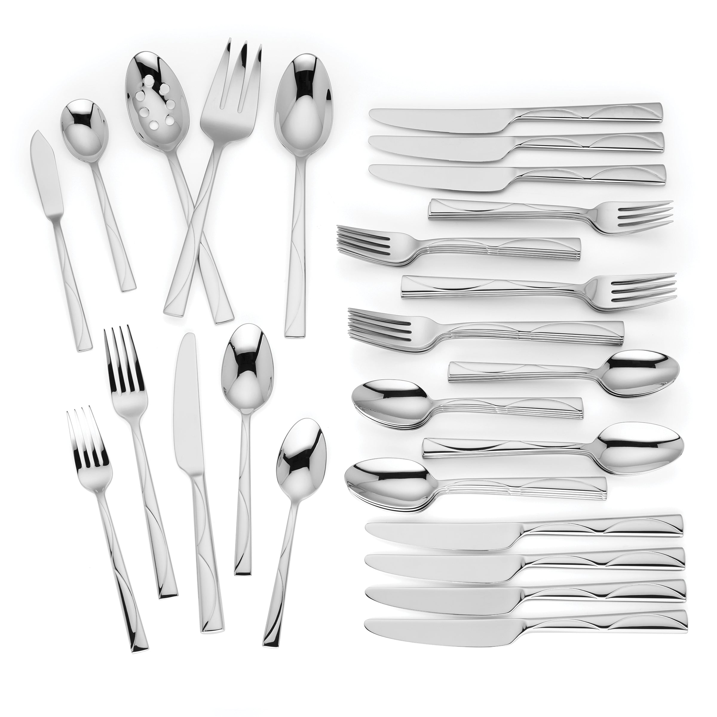 Park Circle 45 Piece Flatware Set - Image 3