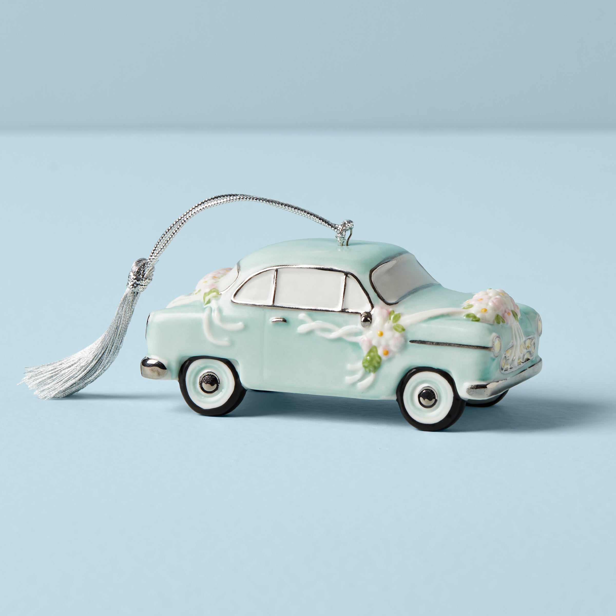 Personalized Just Married Car Ornament - Image 2