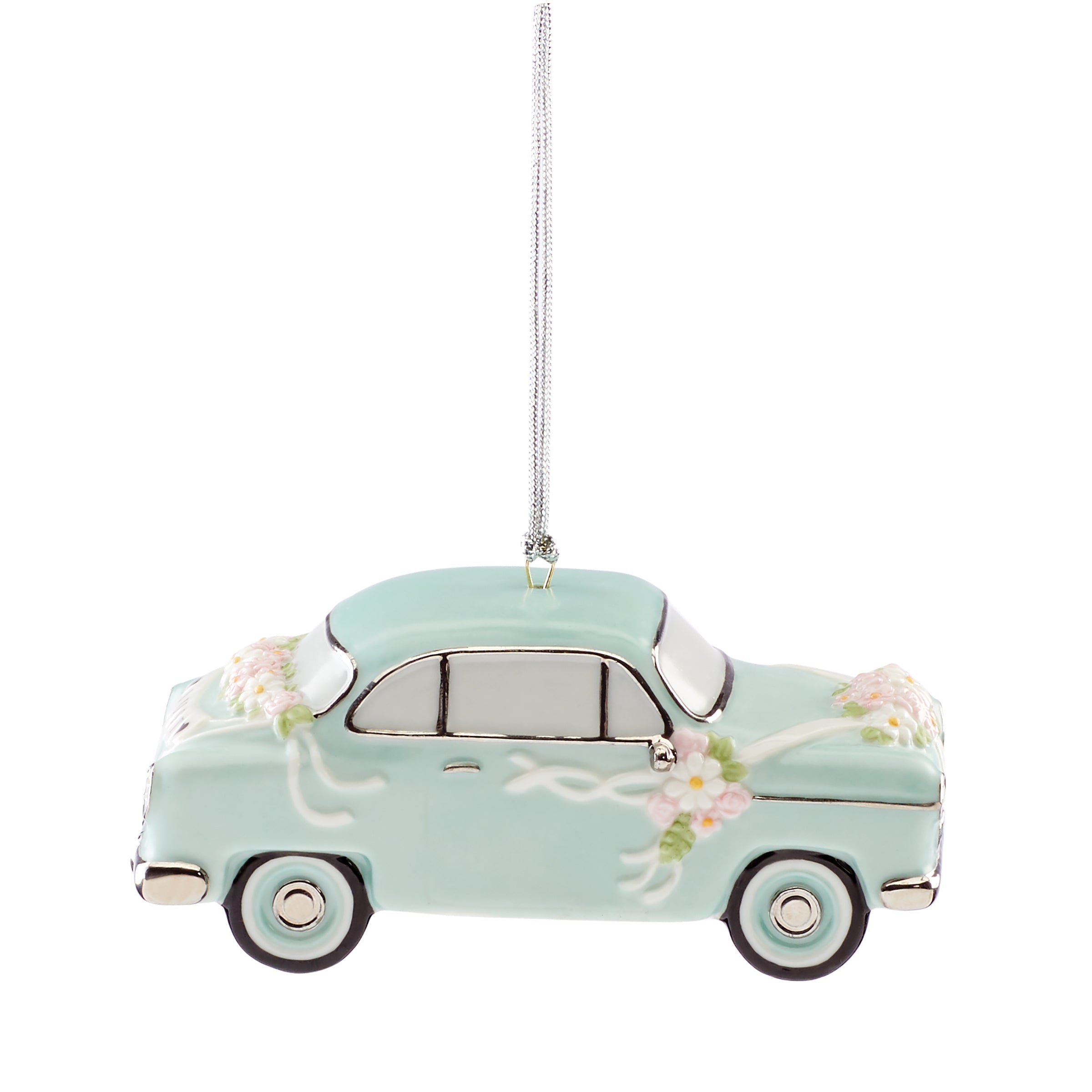 Personalized Just Married Car Ornament - Image 6
