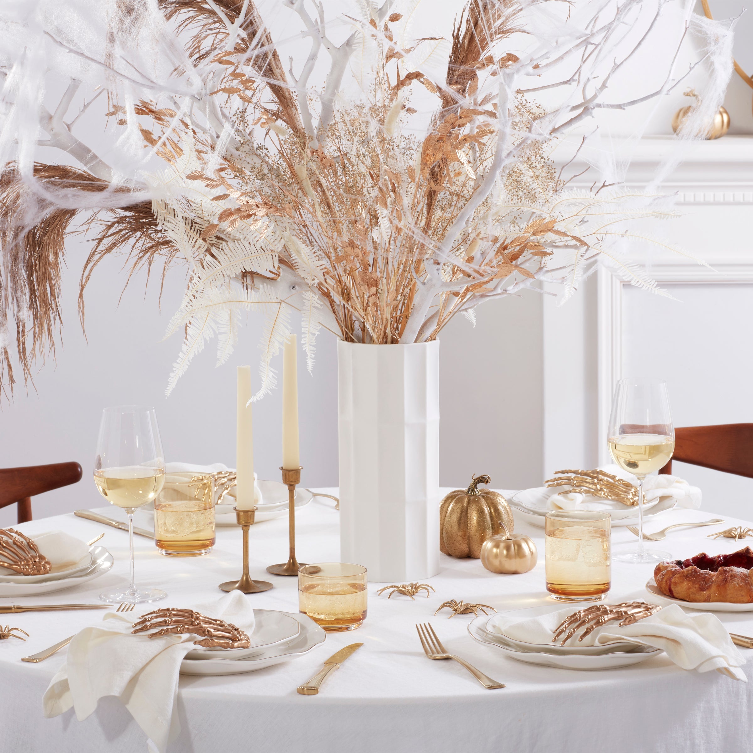 Tuscany Classics Stackable Amber Short Glasses - Set Of 4 - Image 8