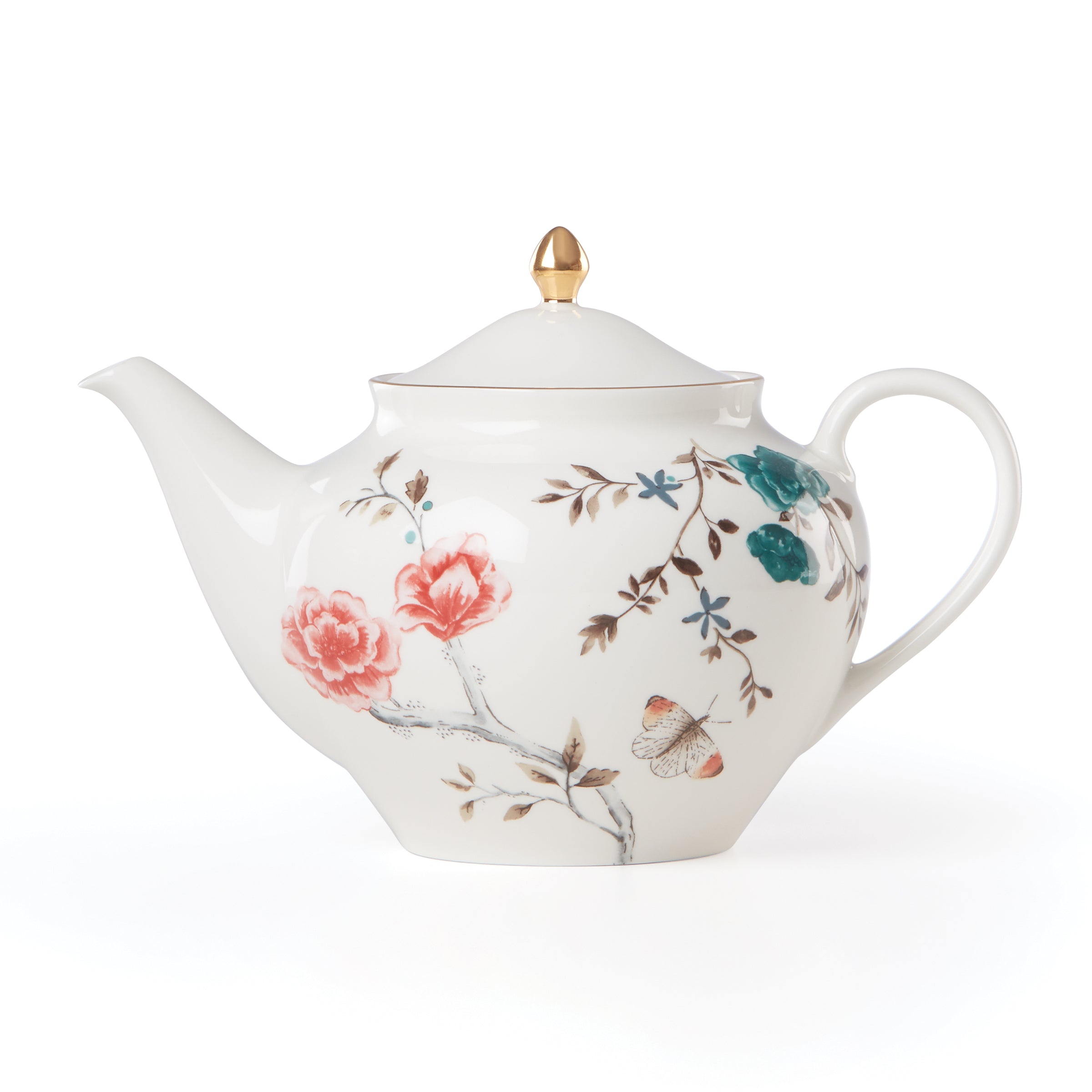Sprig & Vine Teapot - White - Image 6