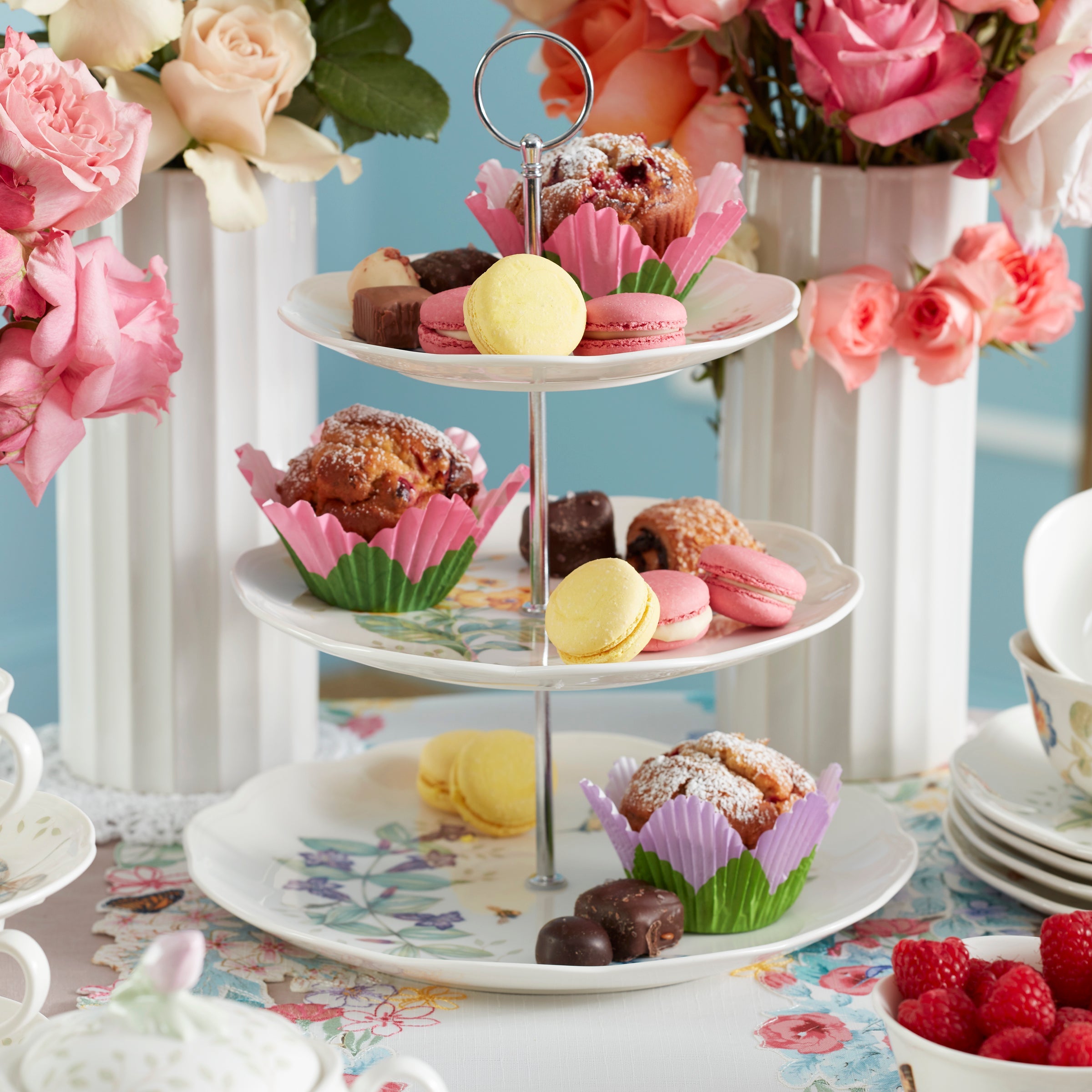 Butterfly Meadow 3-Tiered Server - Image 2