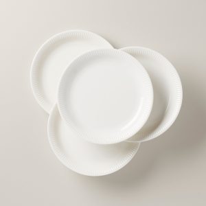 Profile White Dinner Plates - Set of 4