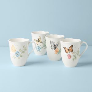Butterfly Meadow Mugs - Set of 4