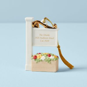 Personalized Home Established Sign Ornament