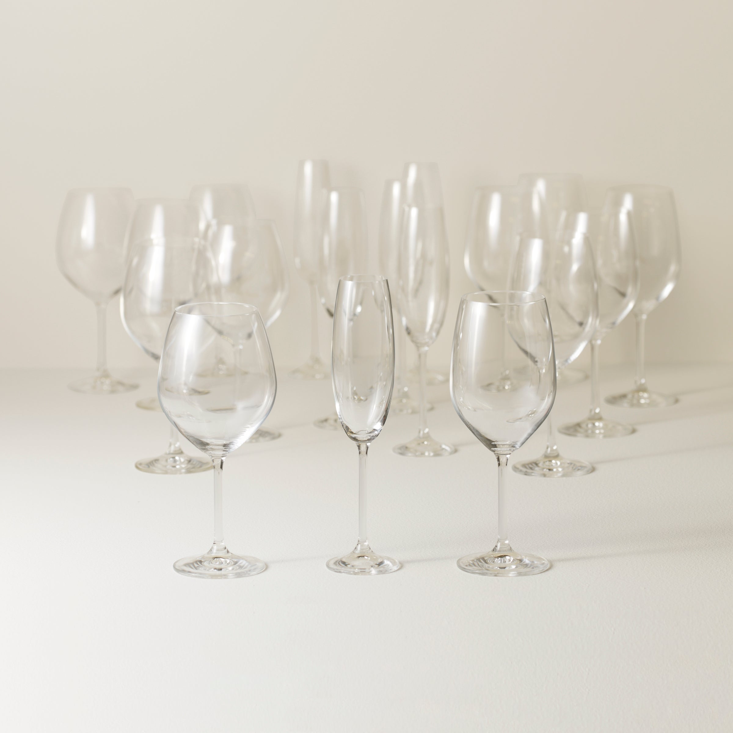 Tuscany Classics Mixed Wine Glasses - Set Of 18