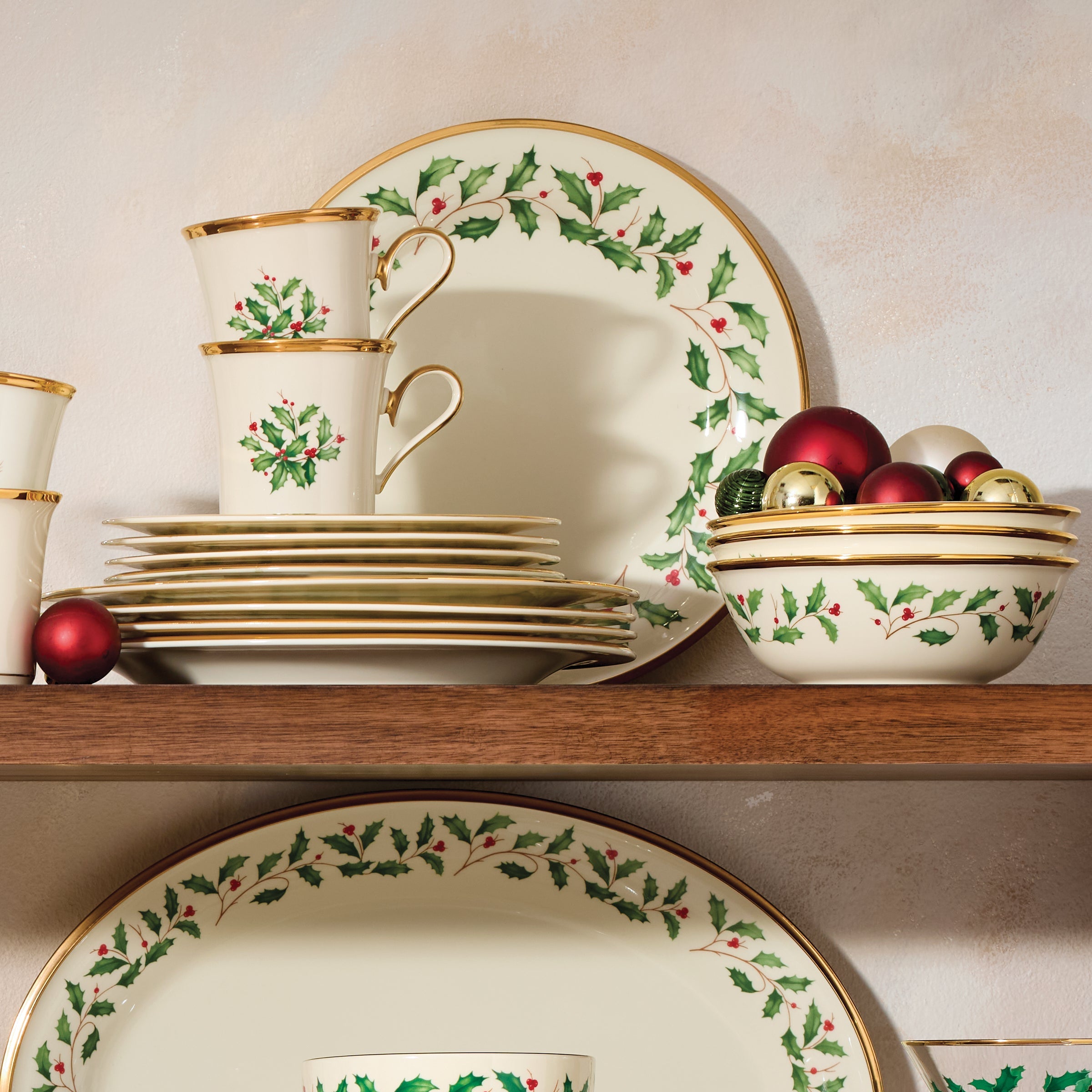Holiday 12-Piece Plate & Bowl Set - Image 8