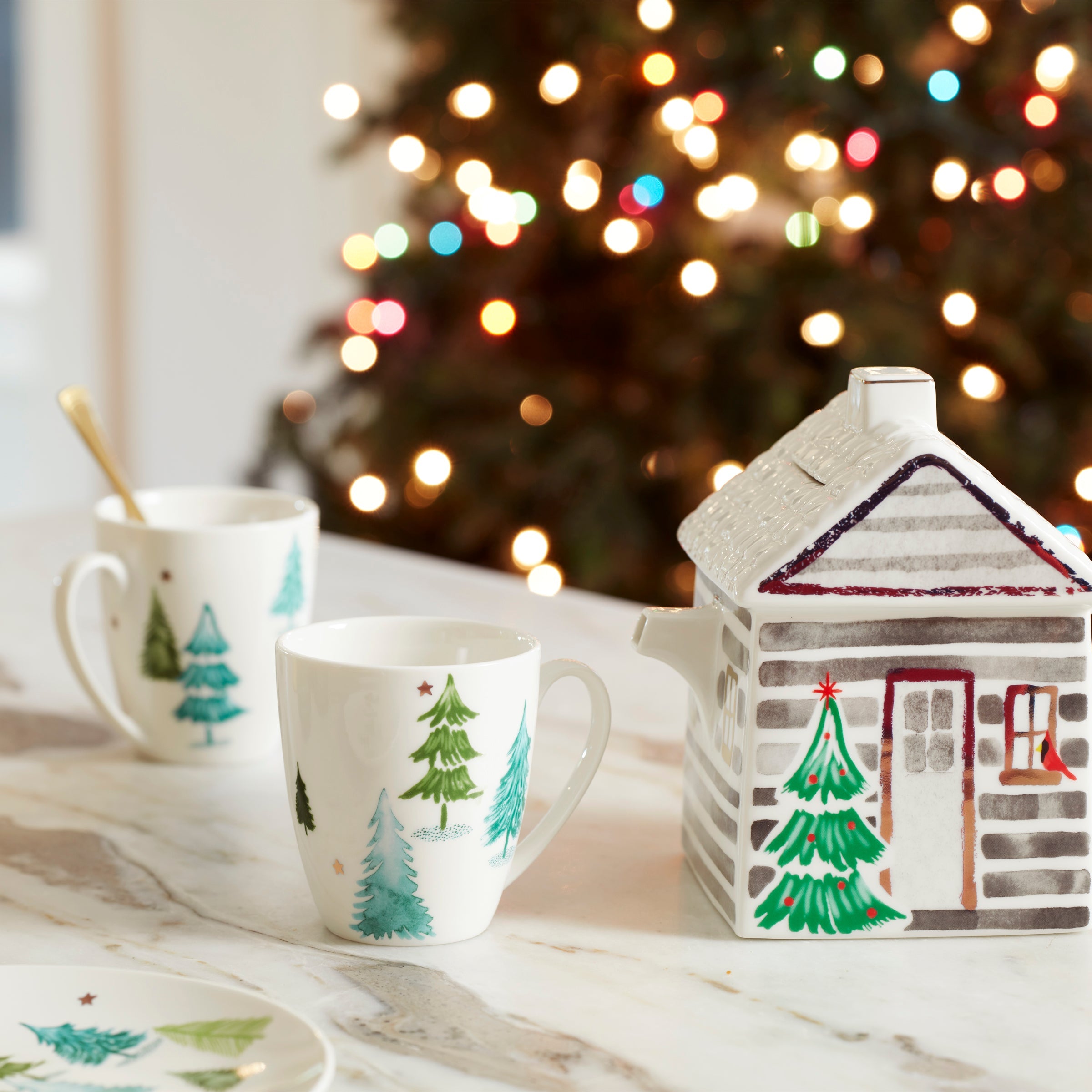 Balsam Lane Mugs - Set of 4 - Image 3