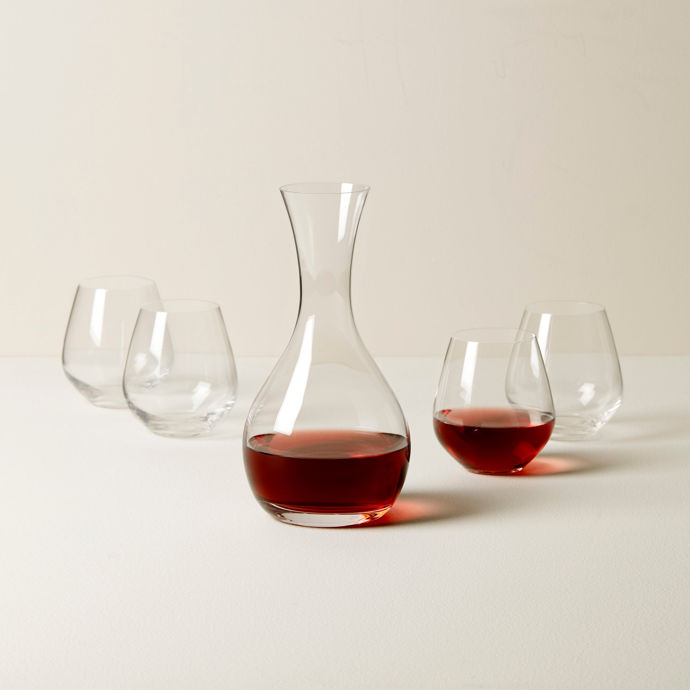 Tuscany Classics Decanter & Stemless Wine Glass Set - Image 2