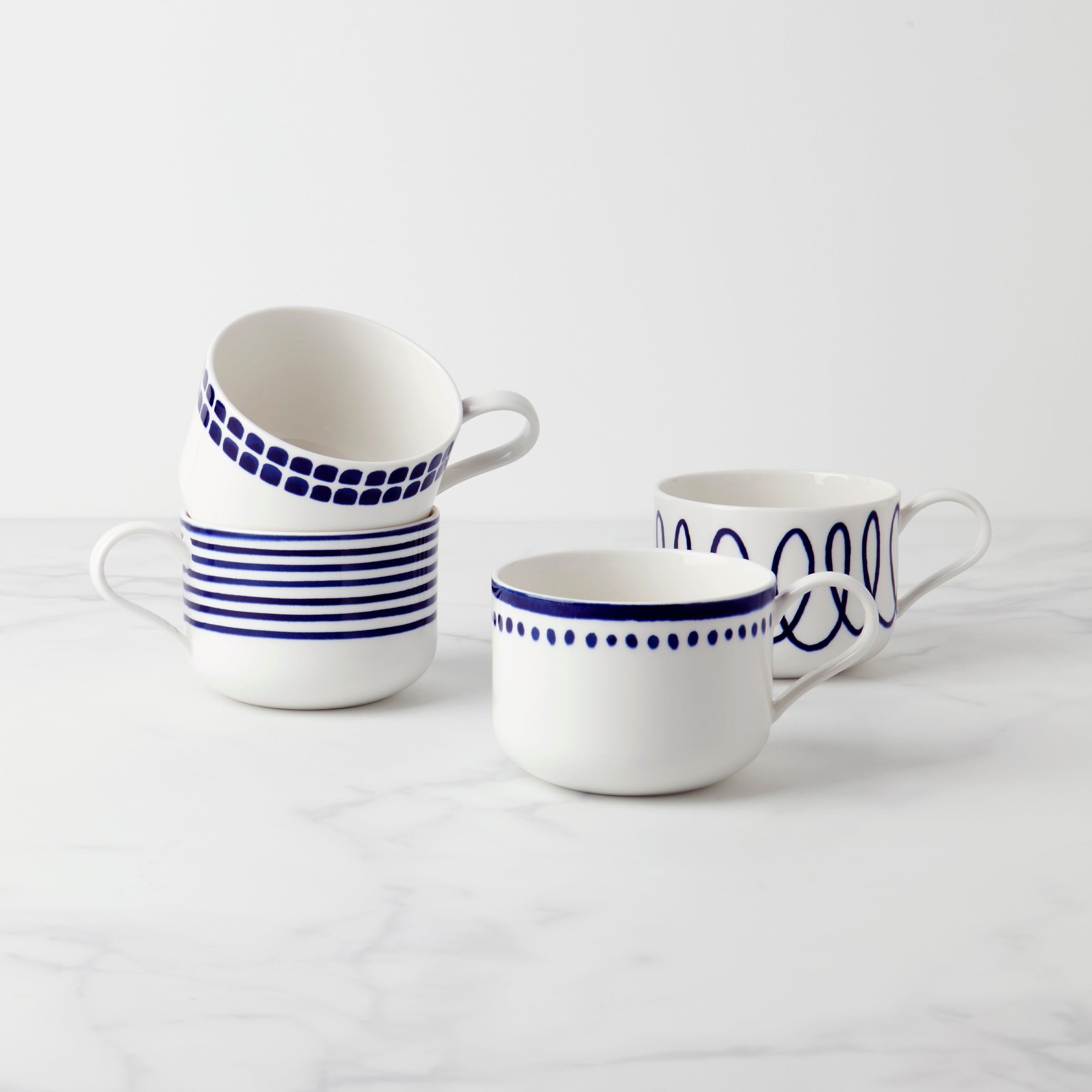 Charlotte Street Mugs - Set of 4