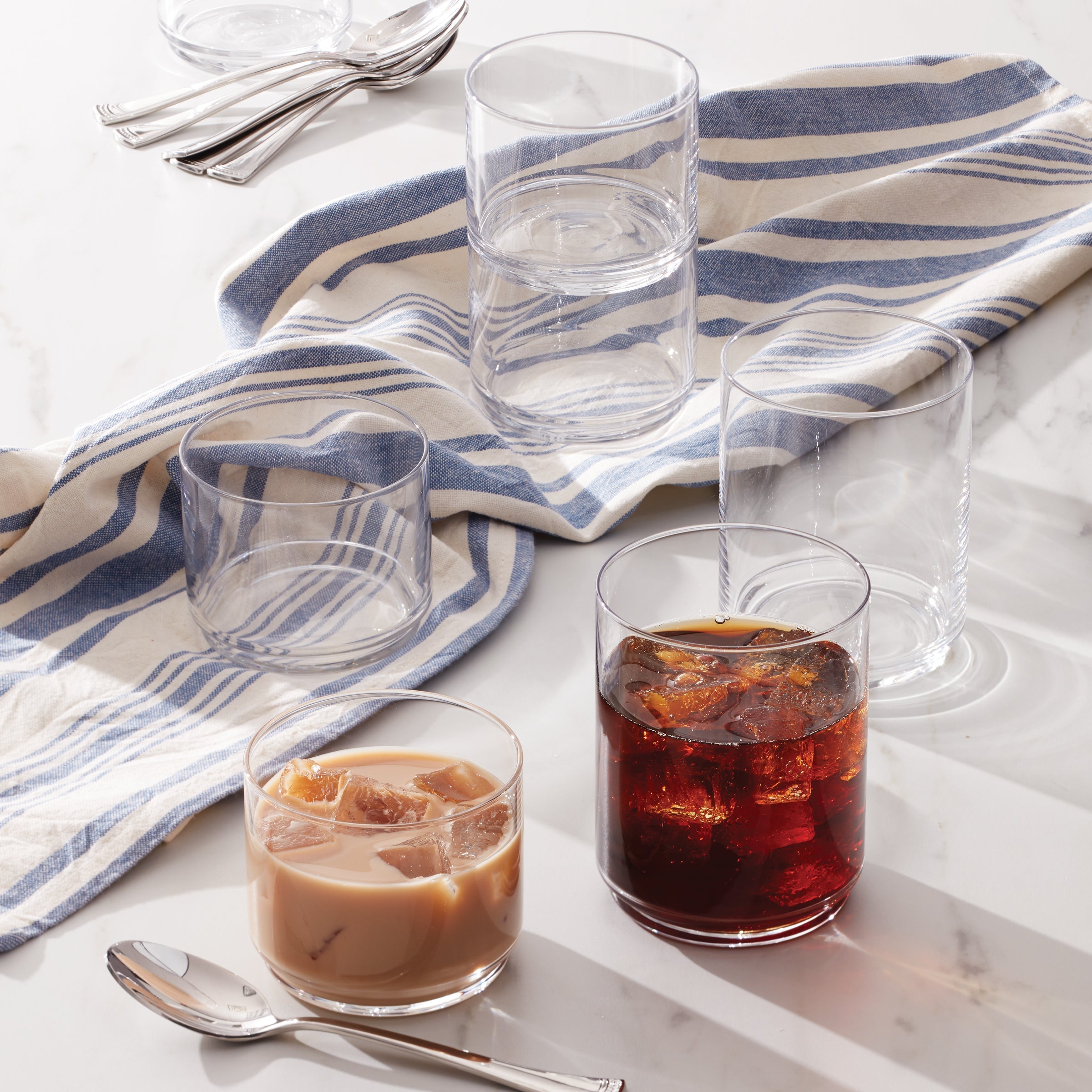 Tuscany Classics Stackable Clear Tall Glasses - Set Of 6 - Image 4