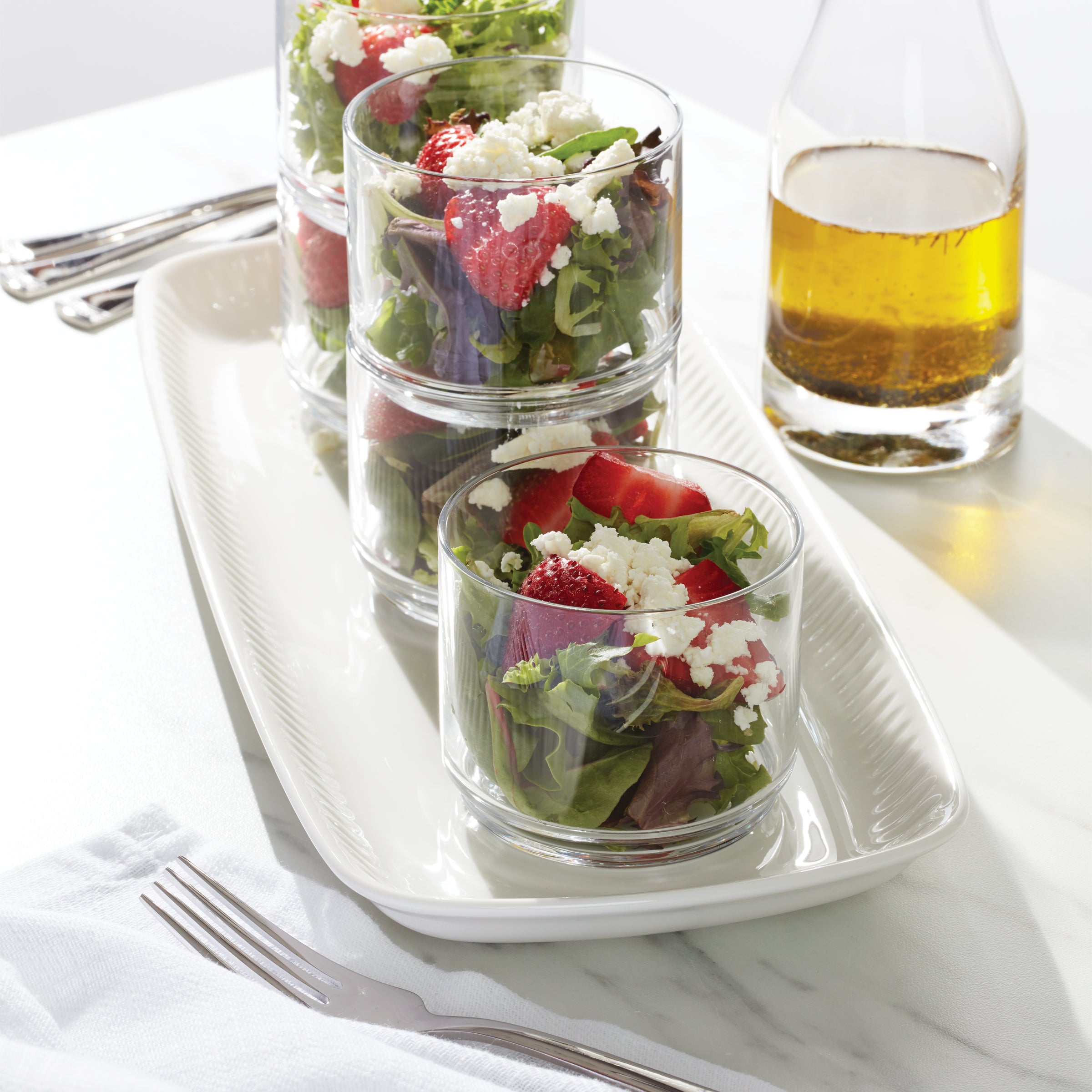 Tuscany Classics Stackable Clear Short Glasses - Set Of 6 - Image 5