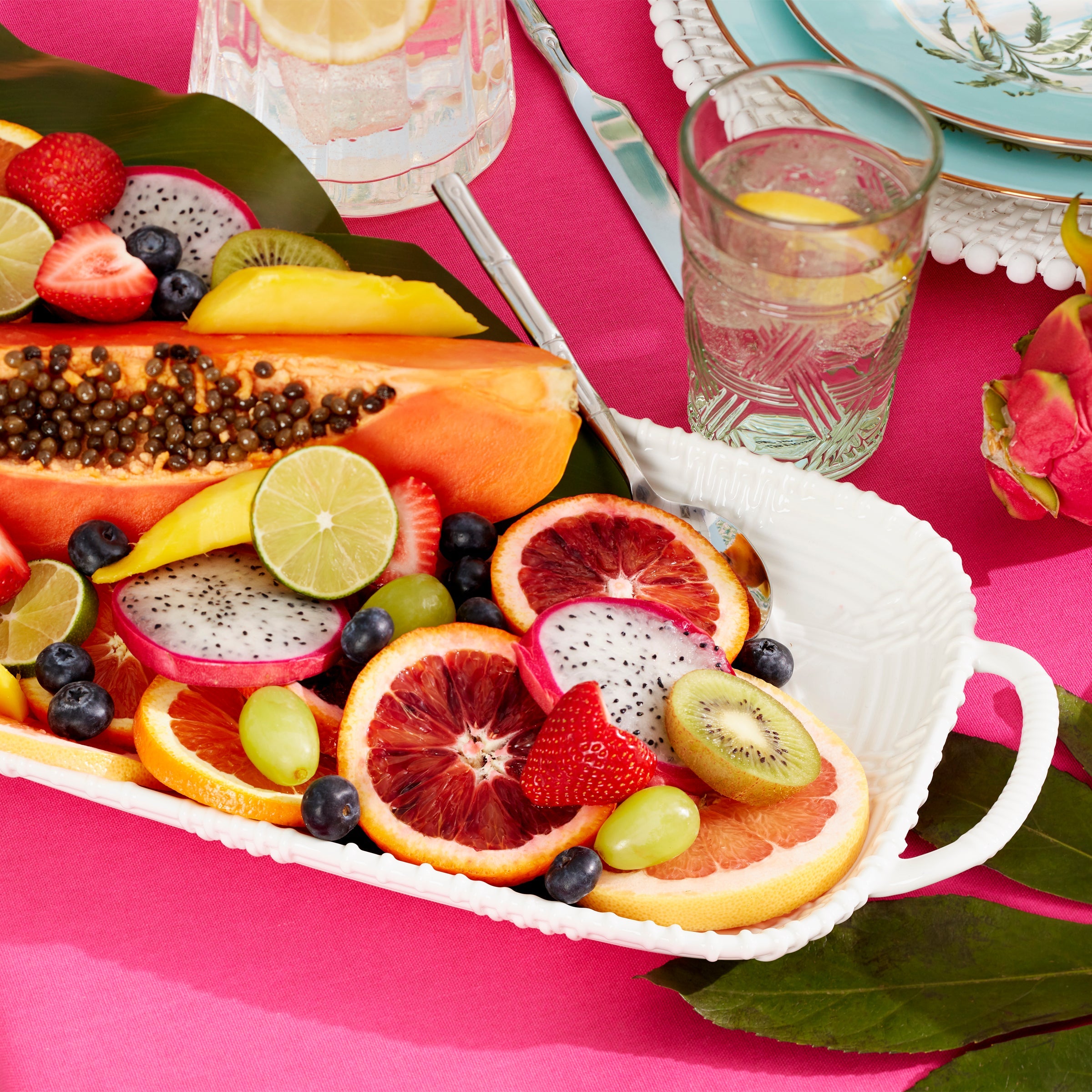 Wicker Creek Handled Tray - Image 2