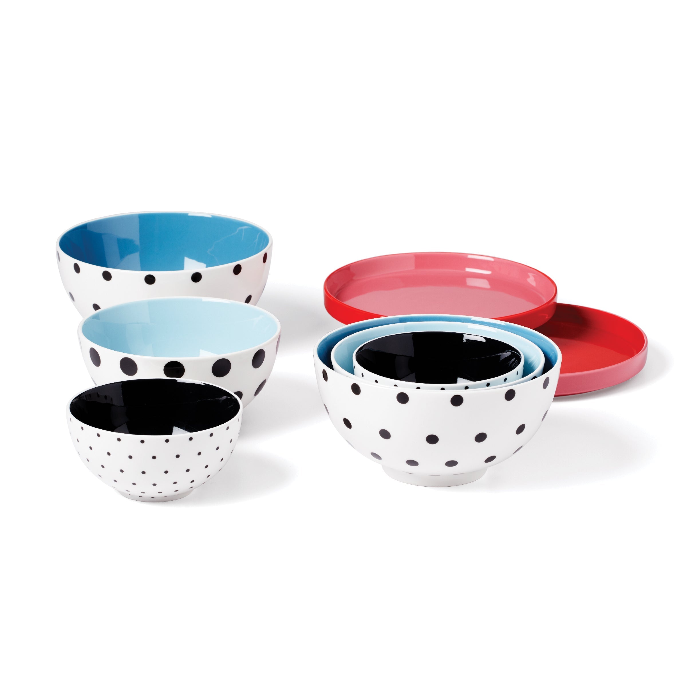 On The Spot 8-Piece Nesting Dinnerware Set - Image 2