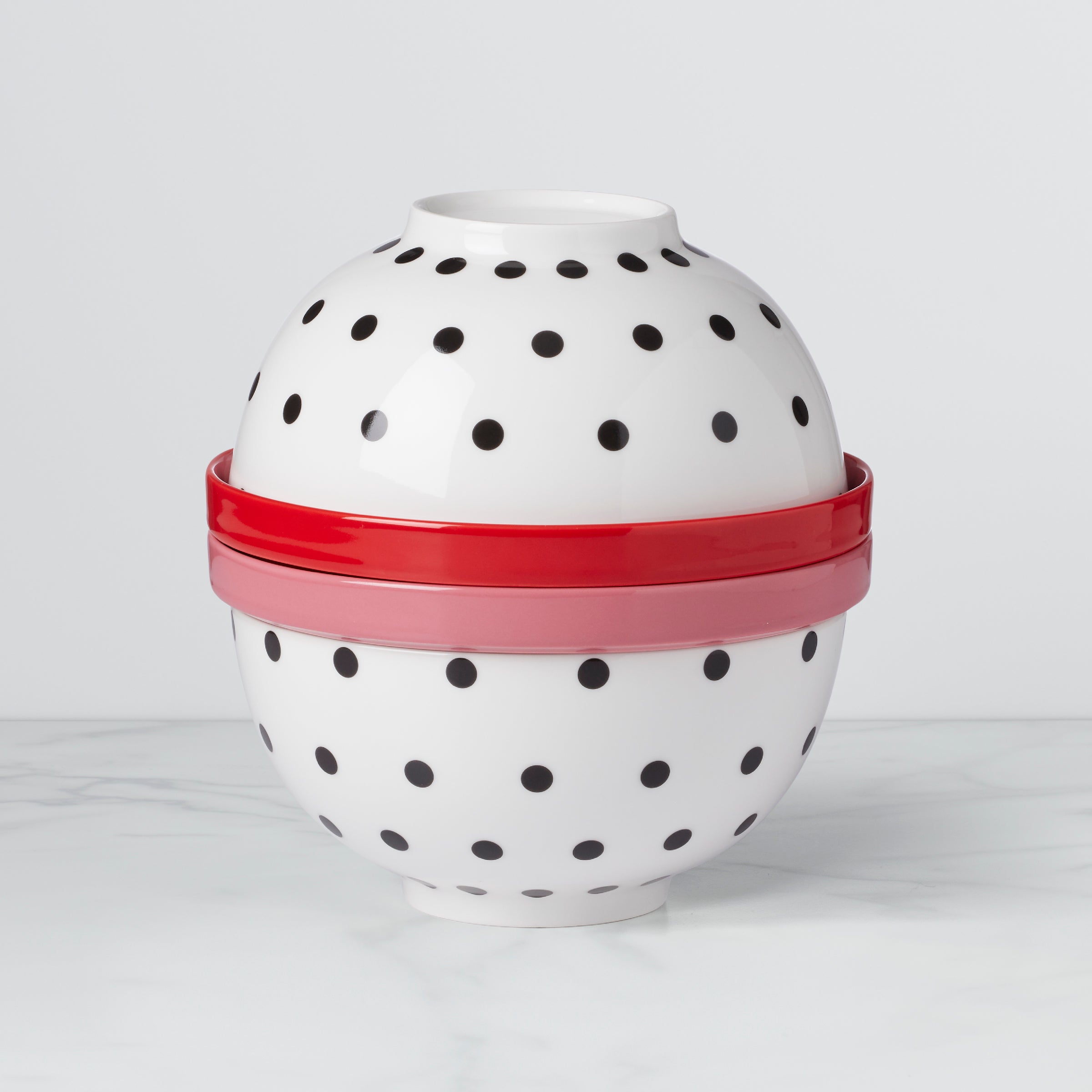 On The Spot 8-Piece Nesting Dinnerware Set