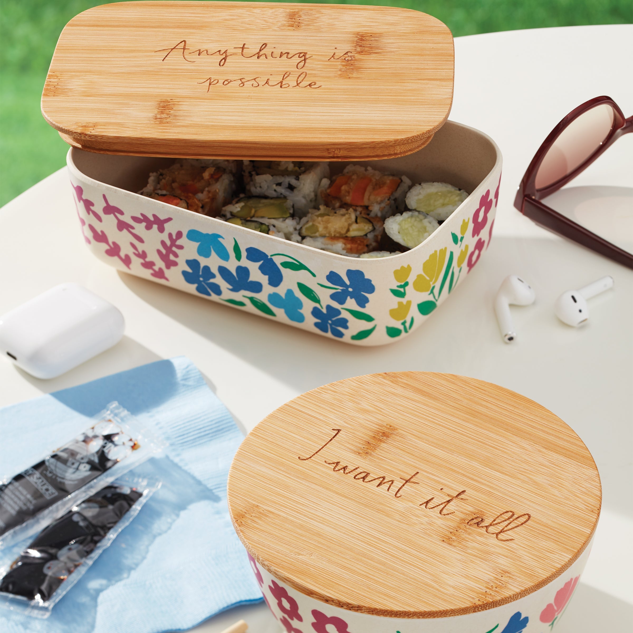 Floral Fields 2-Pc Container Set - Image 2