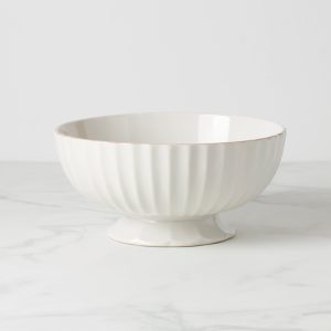 French Perle Scallop Centerpiece Bowl