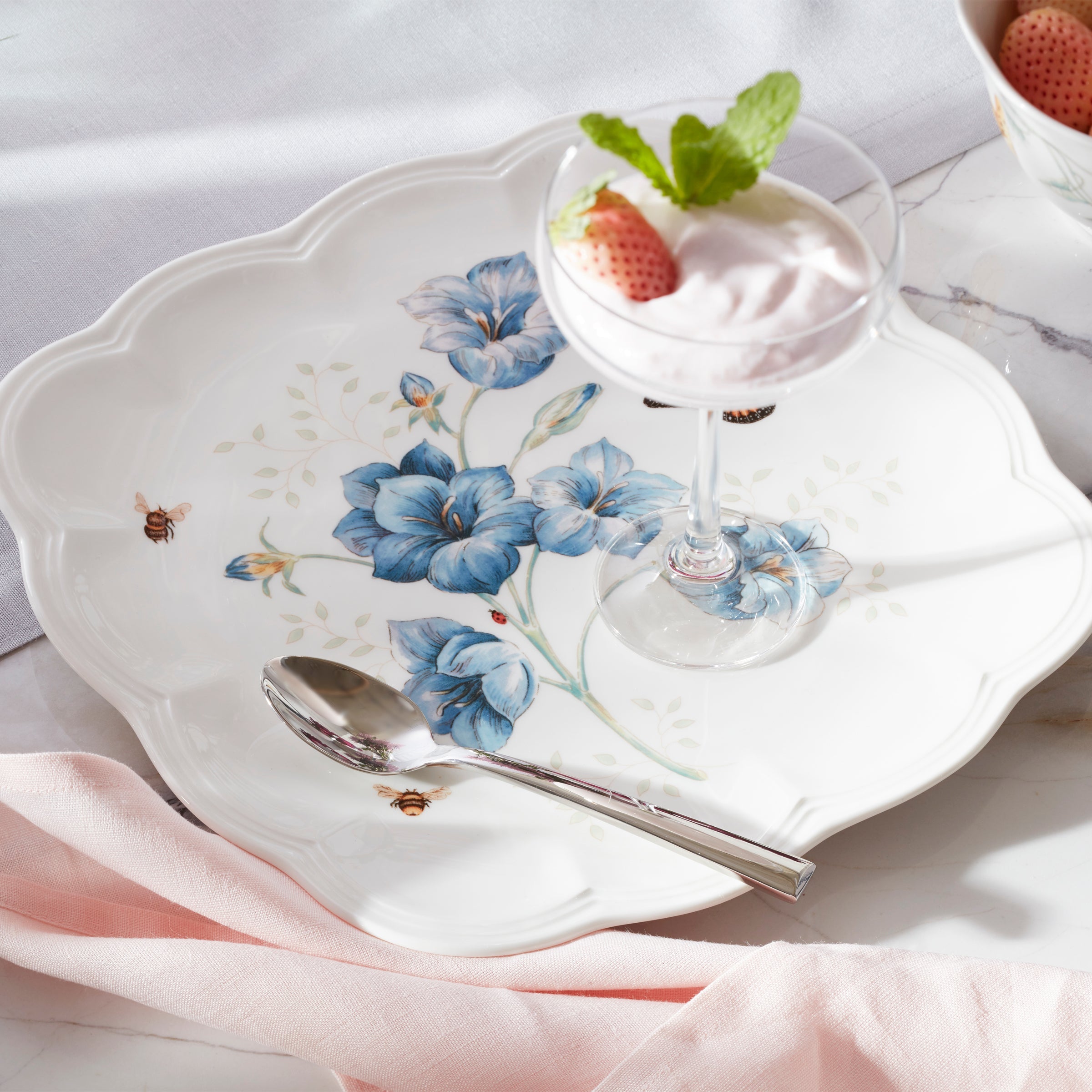 Butterfly Meadow Square Dinner Plates - Set of 4 - Image 3