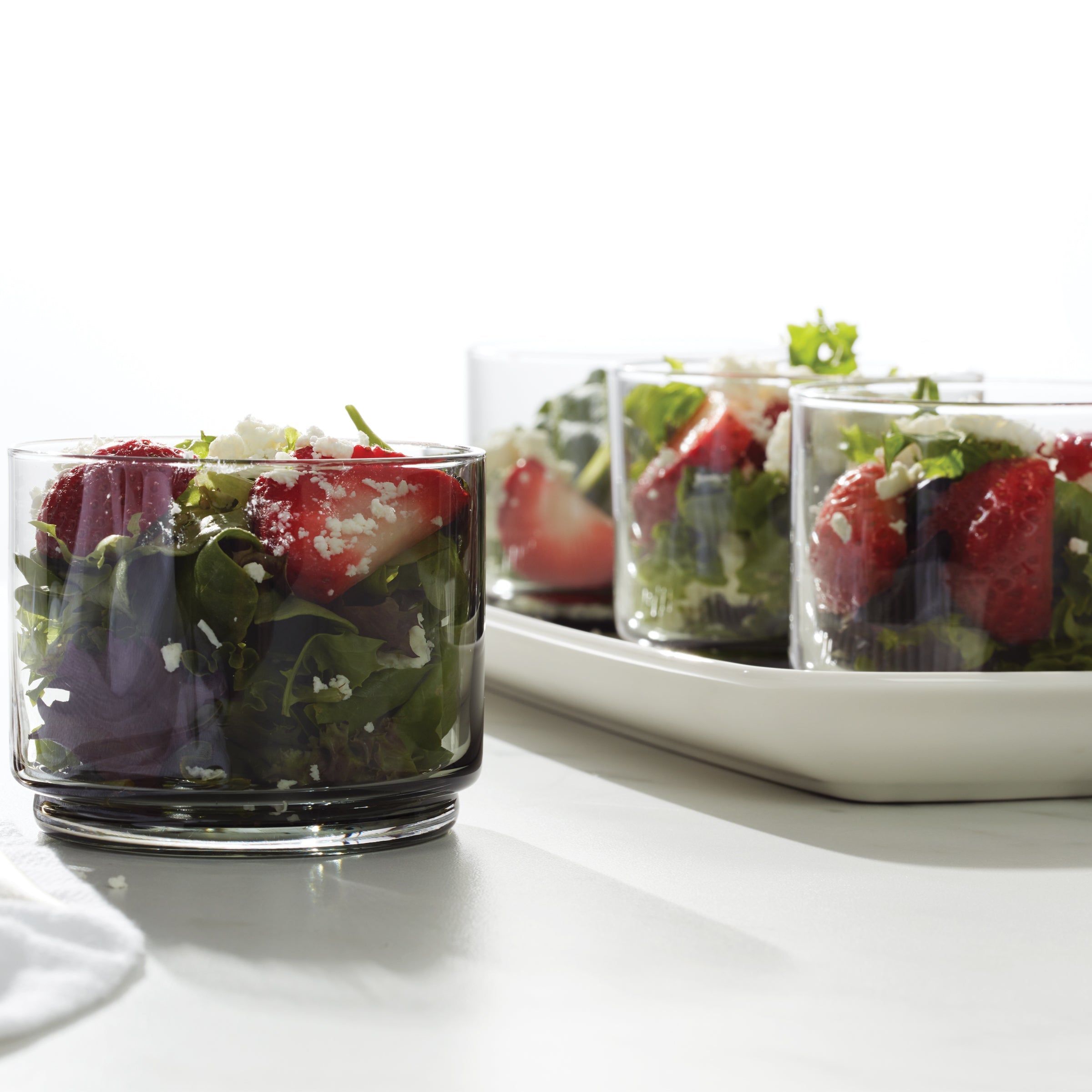 Tuscany Classics Stackable Smoke Short Glasses - Set Of 4 - Image 4