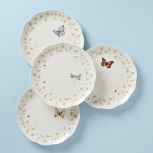 Butterfly Meadow Vines Dinner Plates - Set of 4