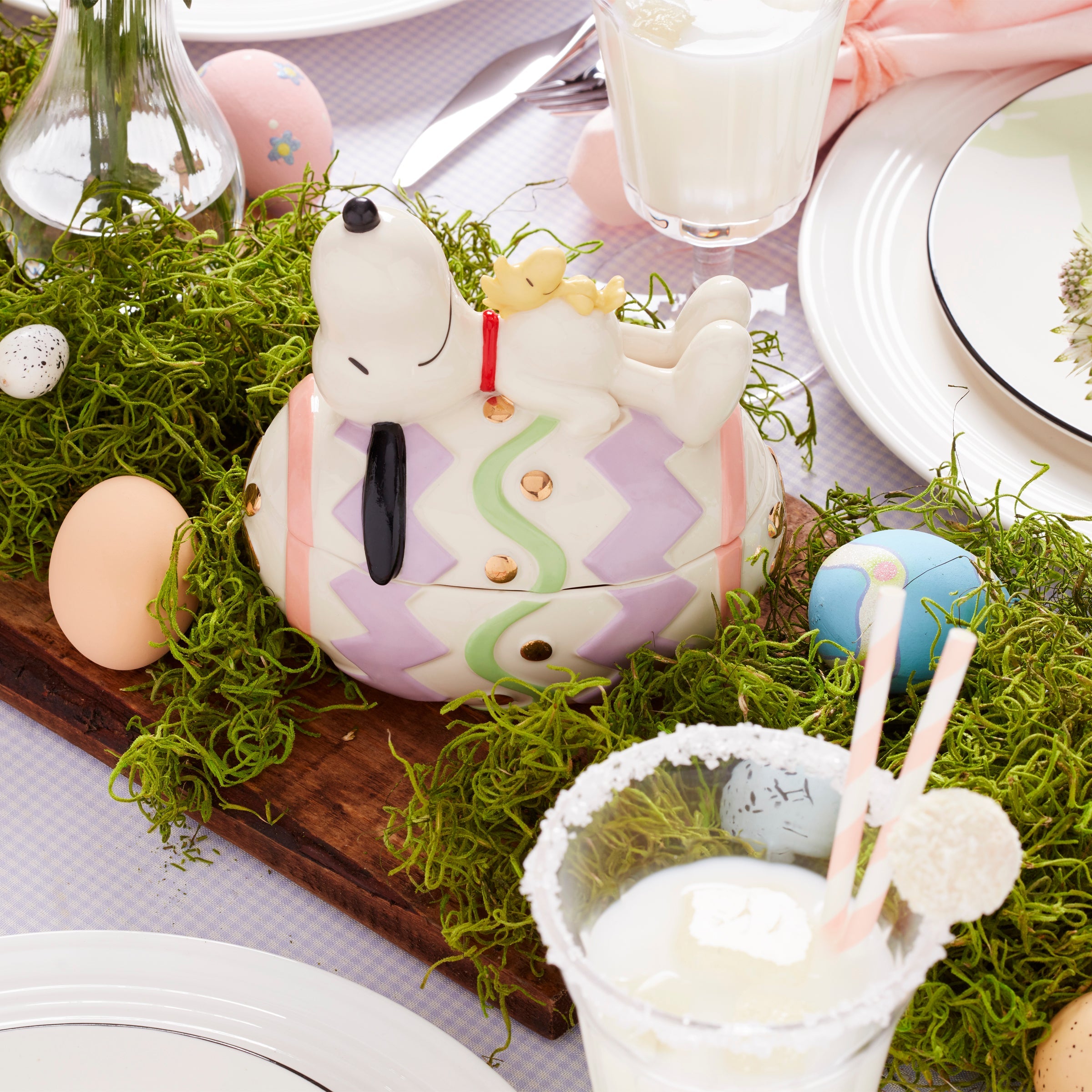 Snoopy Easter Covered Candy Dish - Image 3