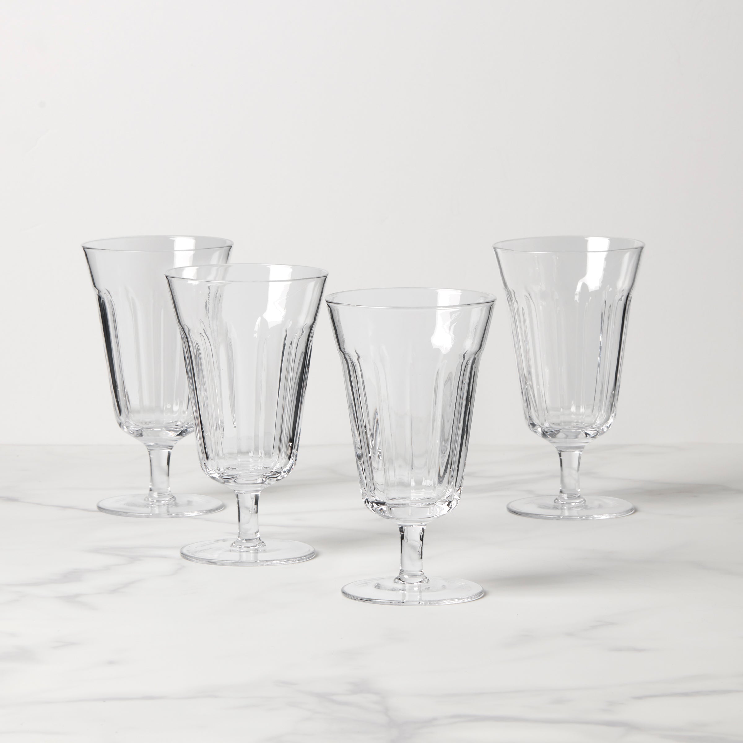 French Perle Tall Stem Glasses - Set Of 4