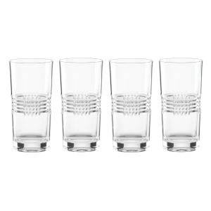 Sloane Crystal Highball Glasses - Set Of 4