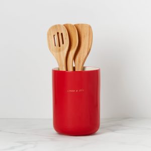 Knock On Wood Apple Crock With Servers