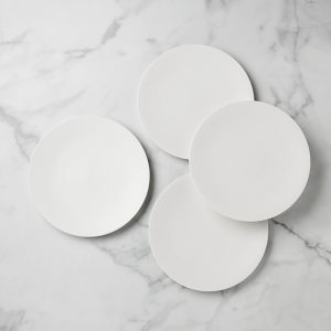 LX Collective White Dinner Plates - Set of 4