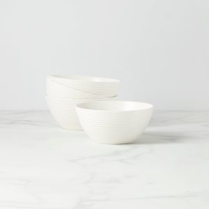 LX Collective White Fruit Bowls - Set of 4