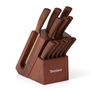 Raintree Copper 13 Piece Cutlery Block Set