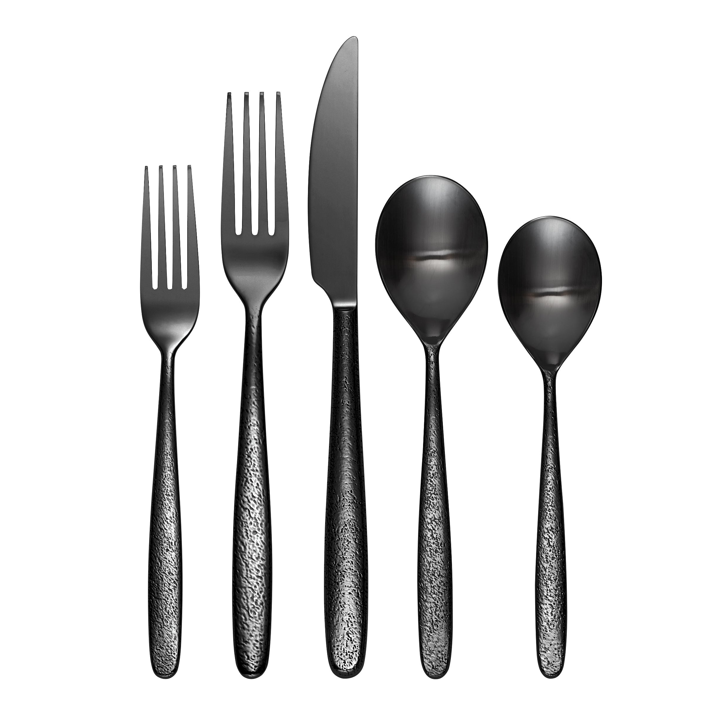 Storm Black 20 Piece Flatware Set