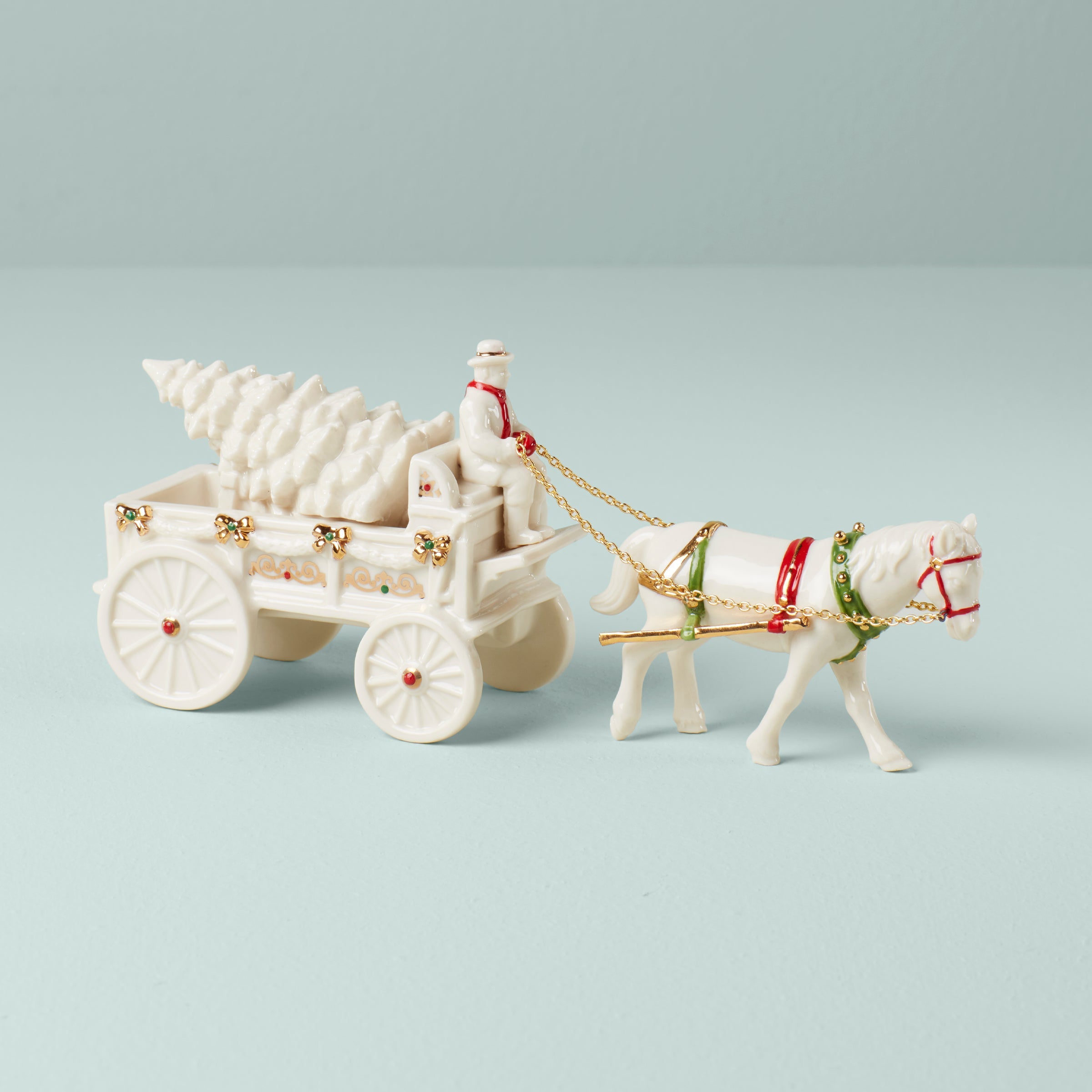 Mistletoe Park Farm Wagon Figurine