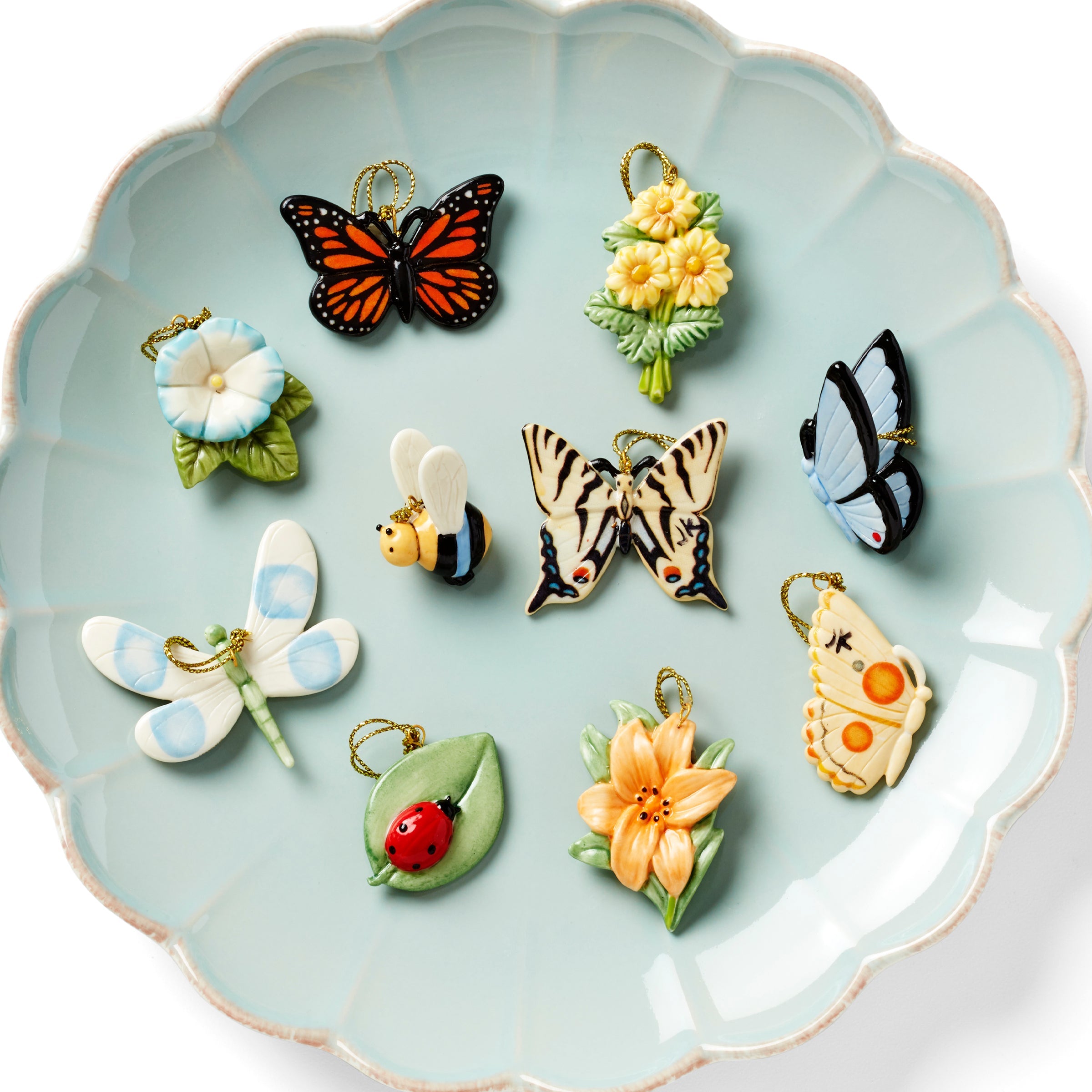 Butterfly Meadow 11-Pc Orn & Tree Set - Image 5