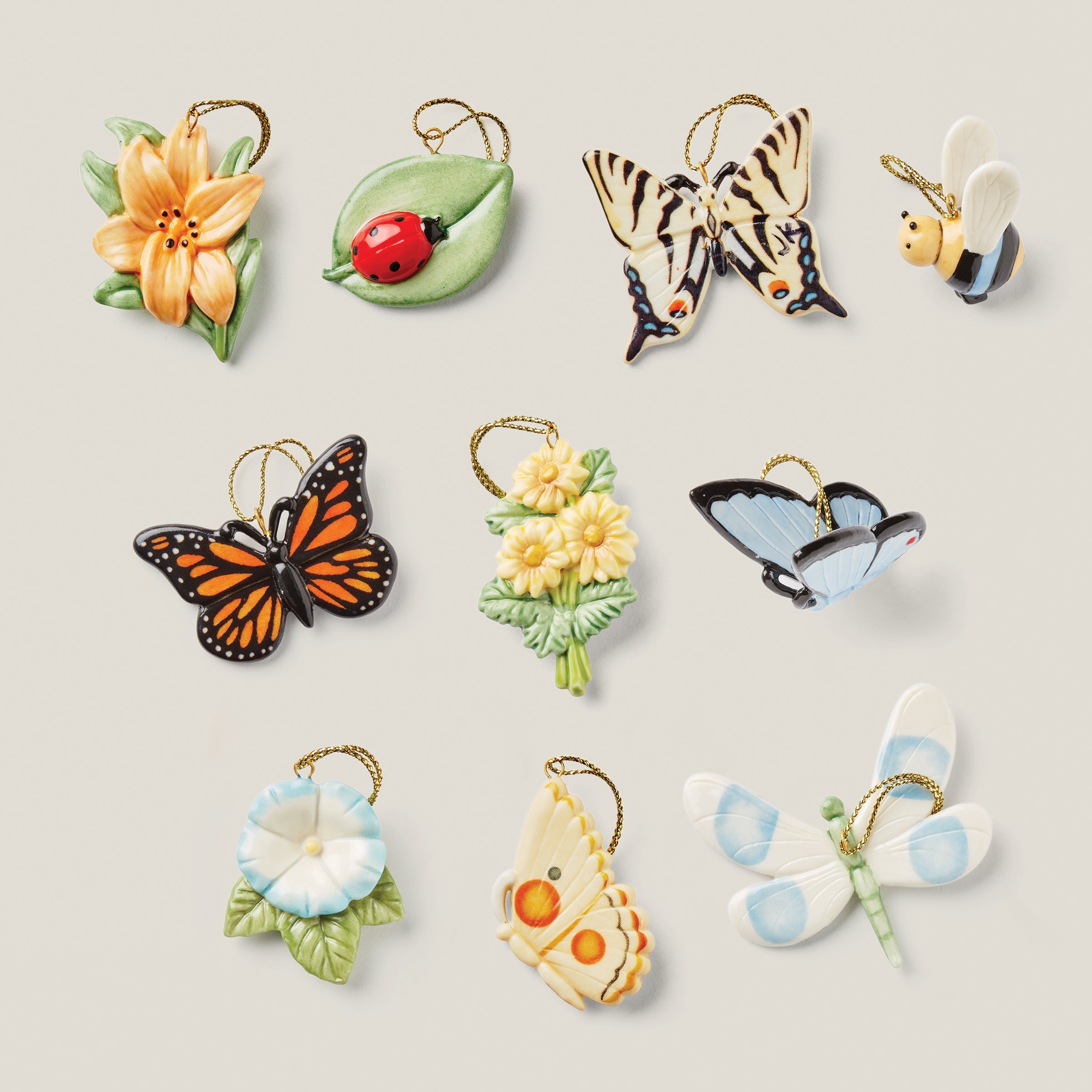 Butterfly Meadow 11-Pc Orn & Tree Set - Image 2