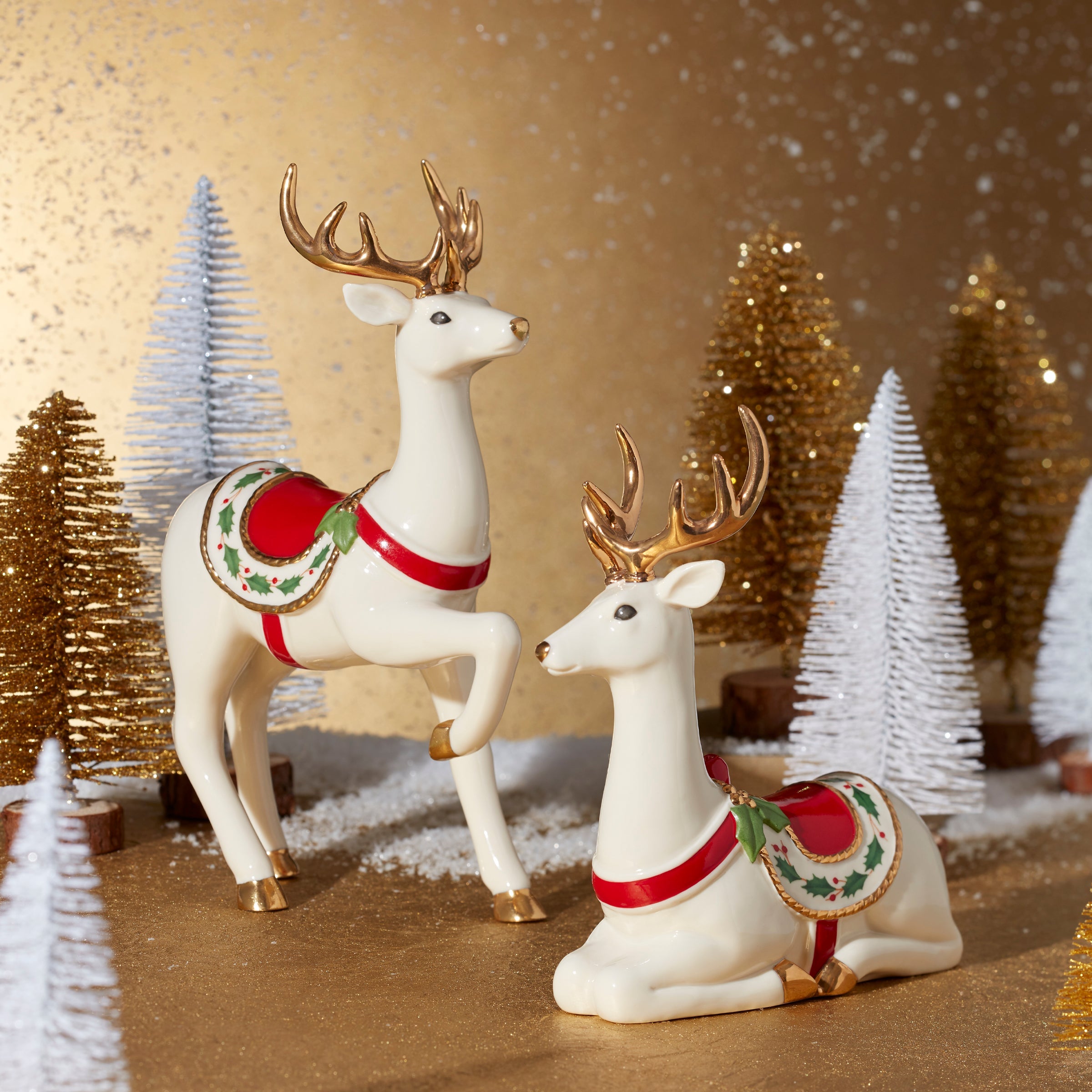 Laying Reindeer Figurine - Image 2