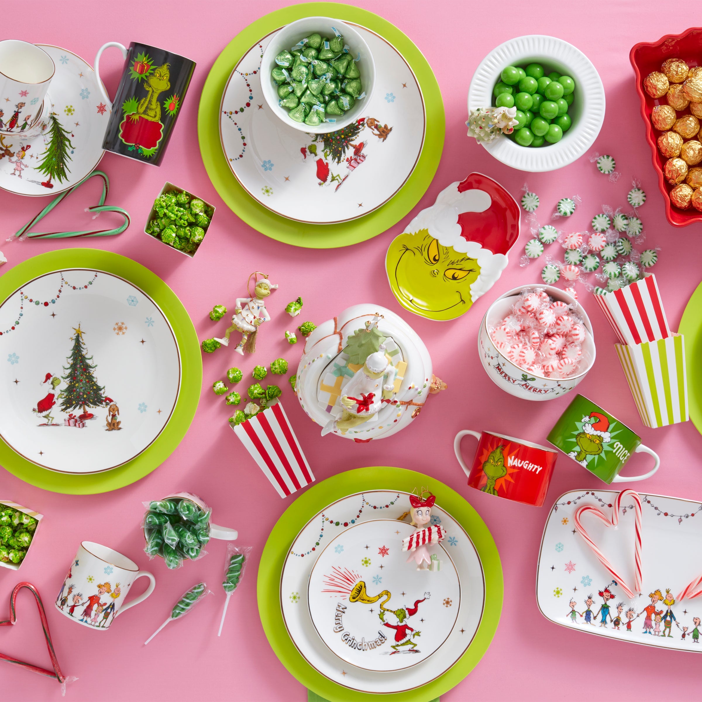 Merry Grinchmas 12-Piece Dinnerware Set - Image 4