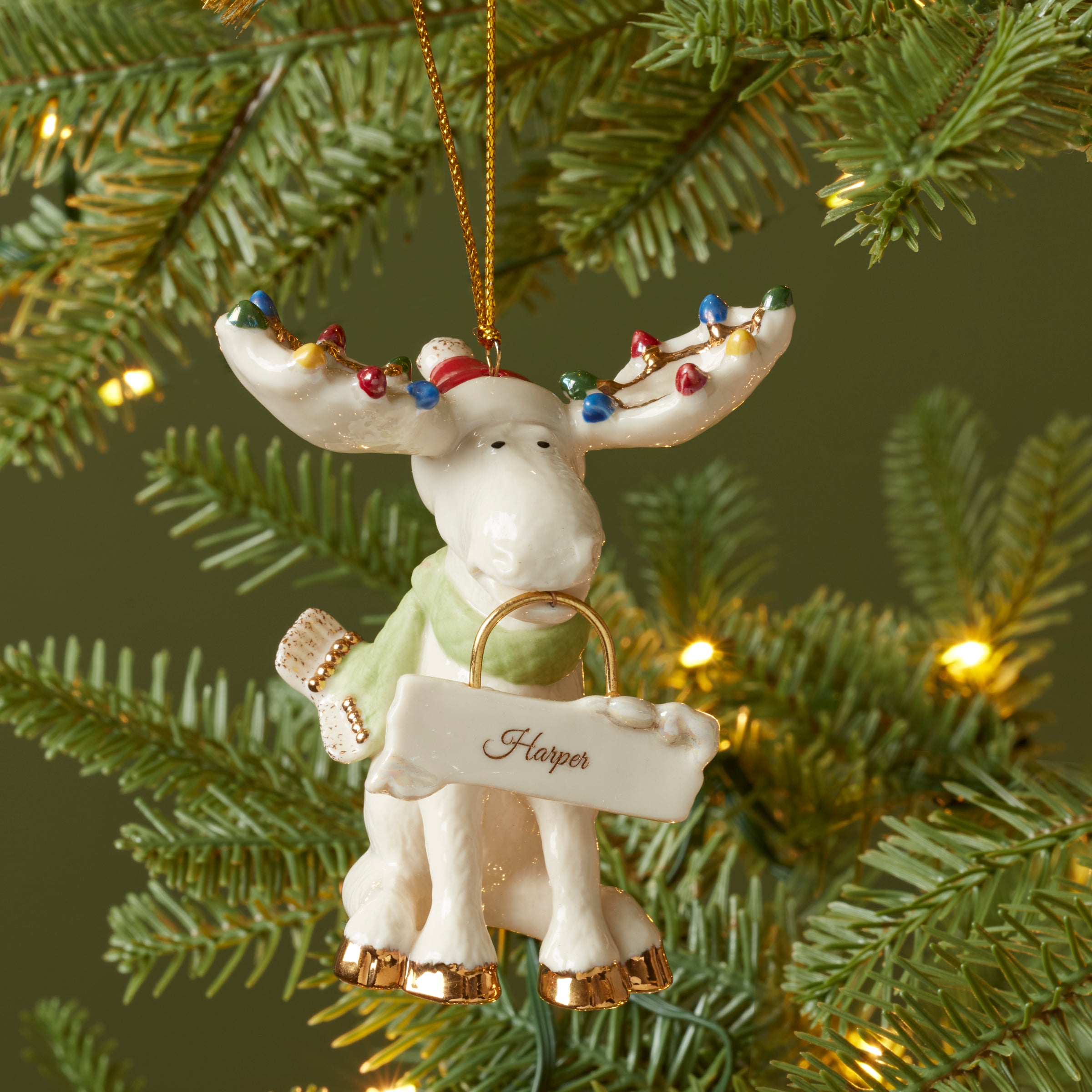 Personalized Marcel The Moose Ornament - Image 3