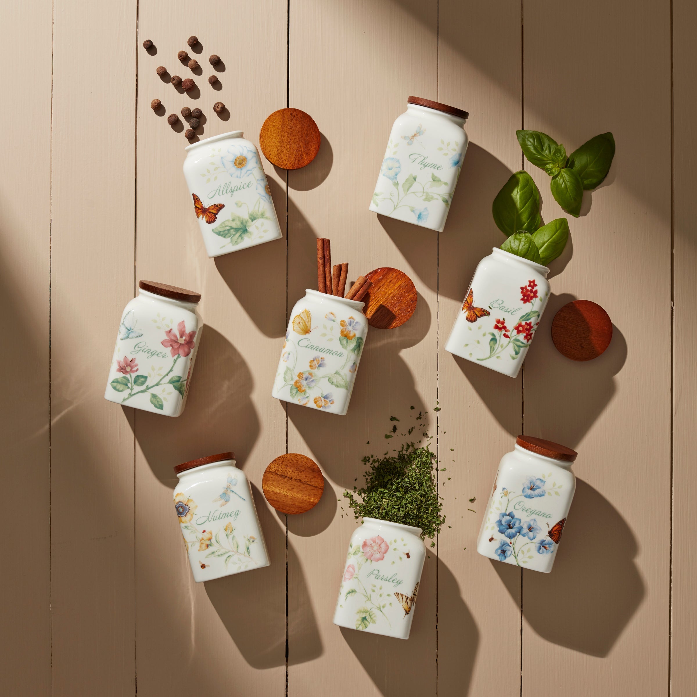 Butterfly Meadow Cooking Spice Jars - Set Of 4 - Image 3