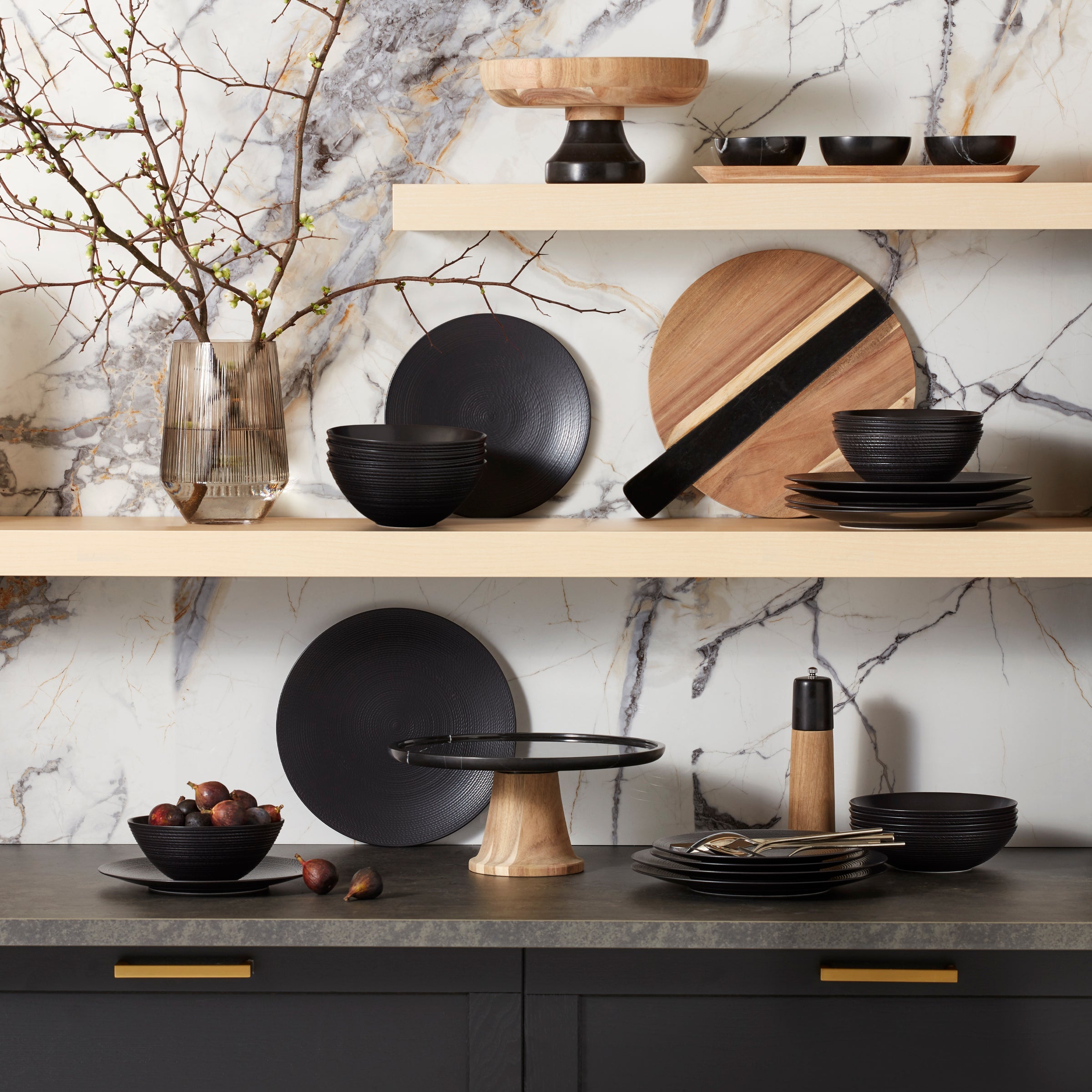 LX Collective Black Accent Plates - Set of 4 - Image 13