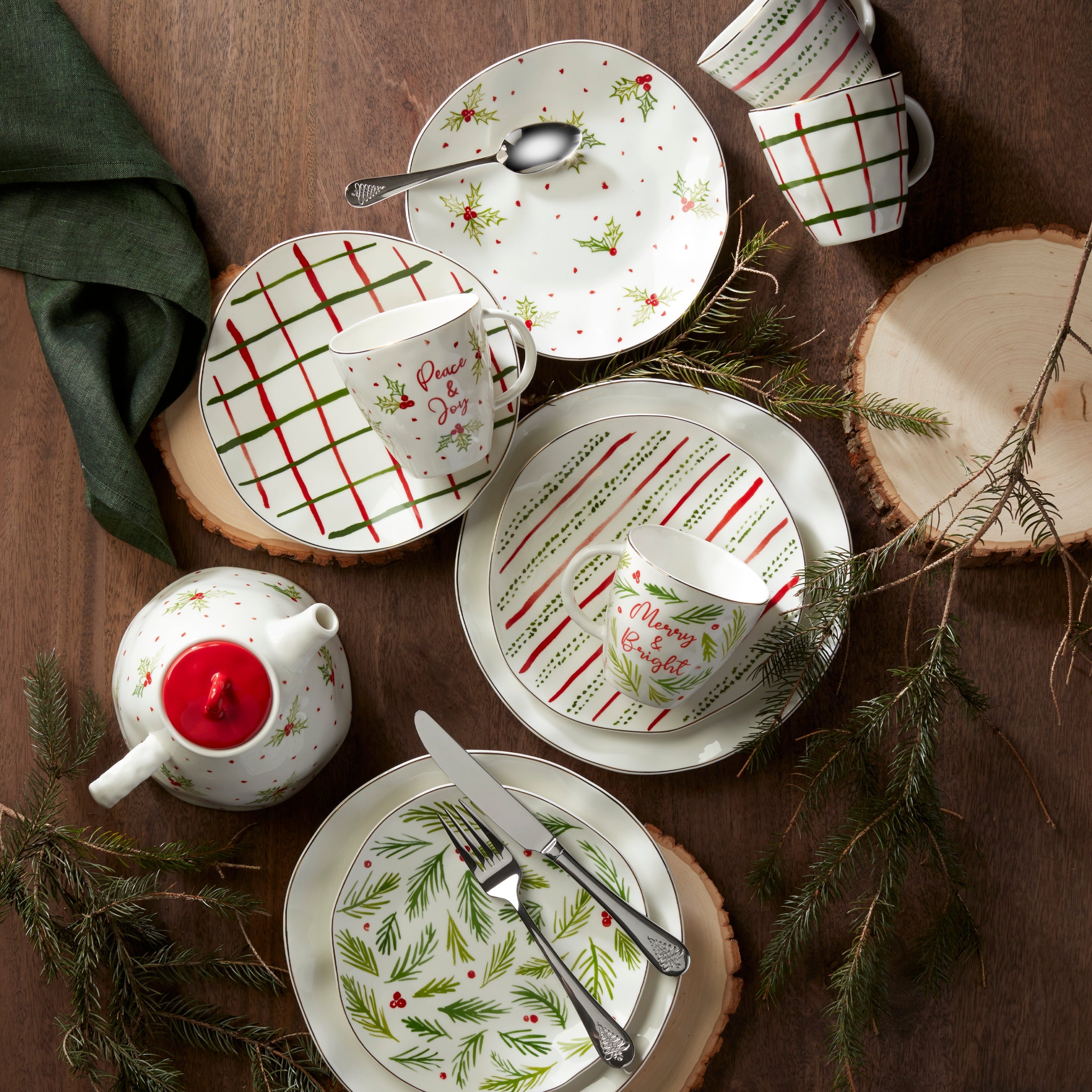 Bayberry Dessert Plates - Set of 4 - Image 3